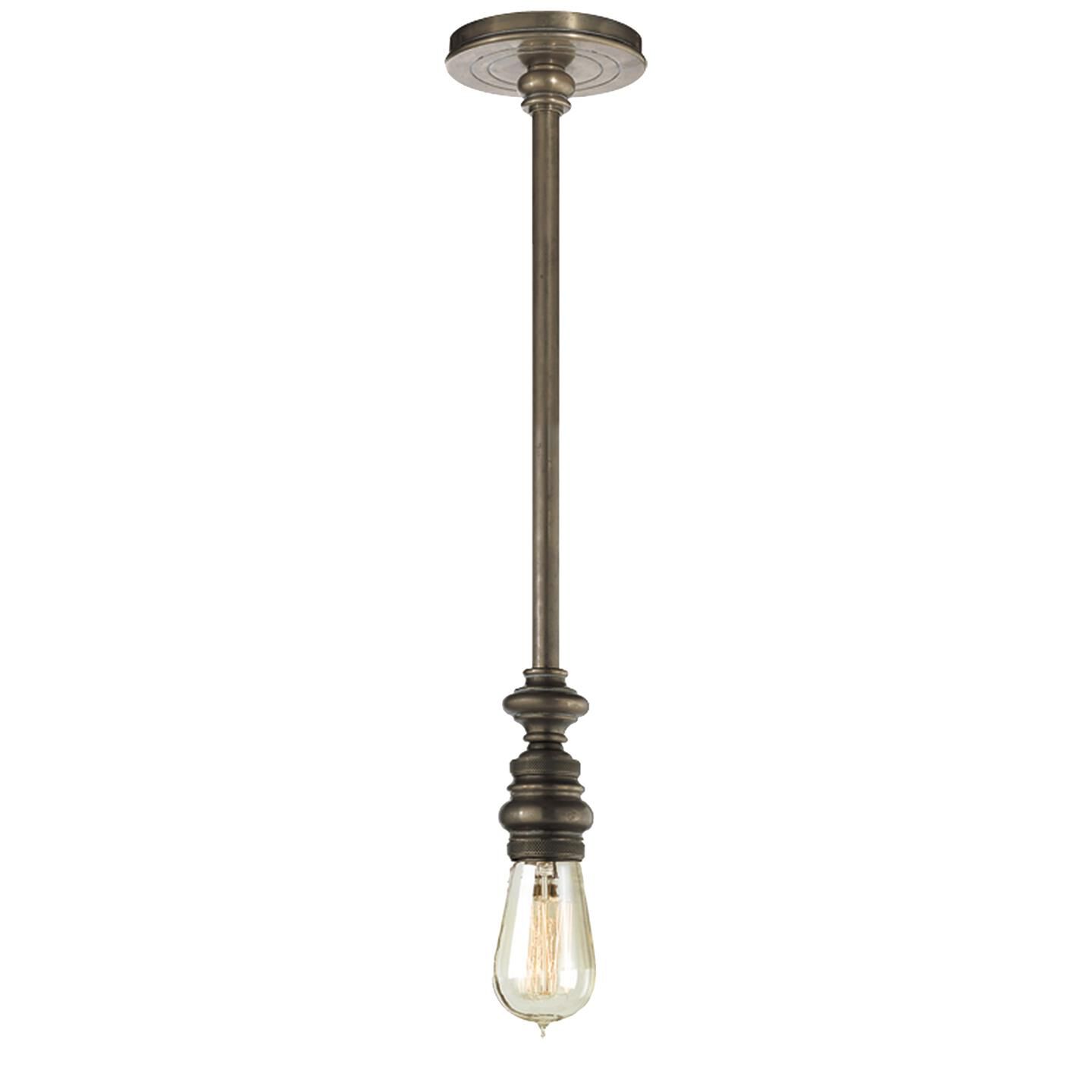 Shown in Antique Nickel finish and Without shade