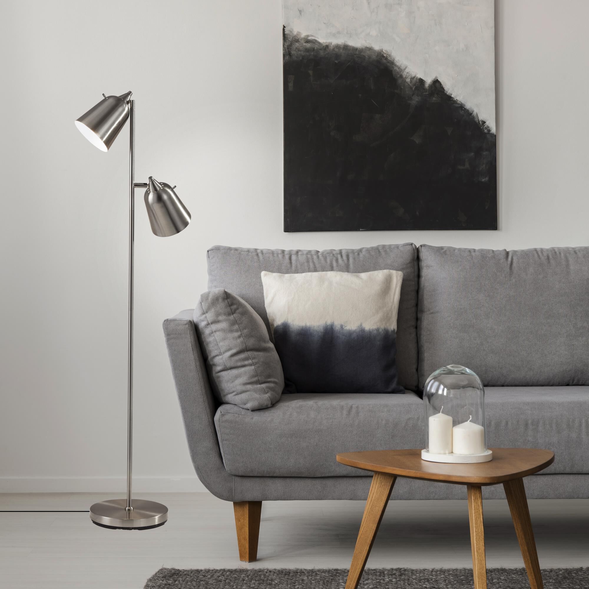 Malcolm 57 Inch Reading Lamp by Adesso