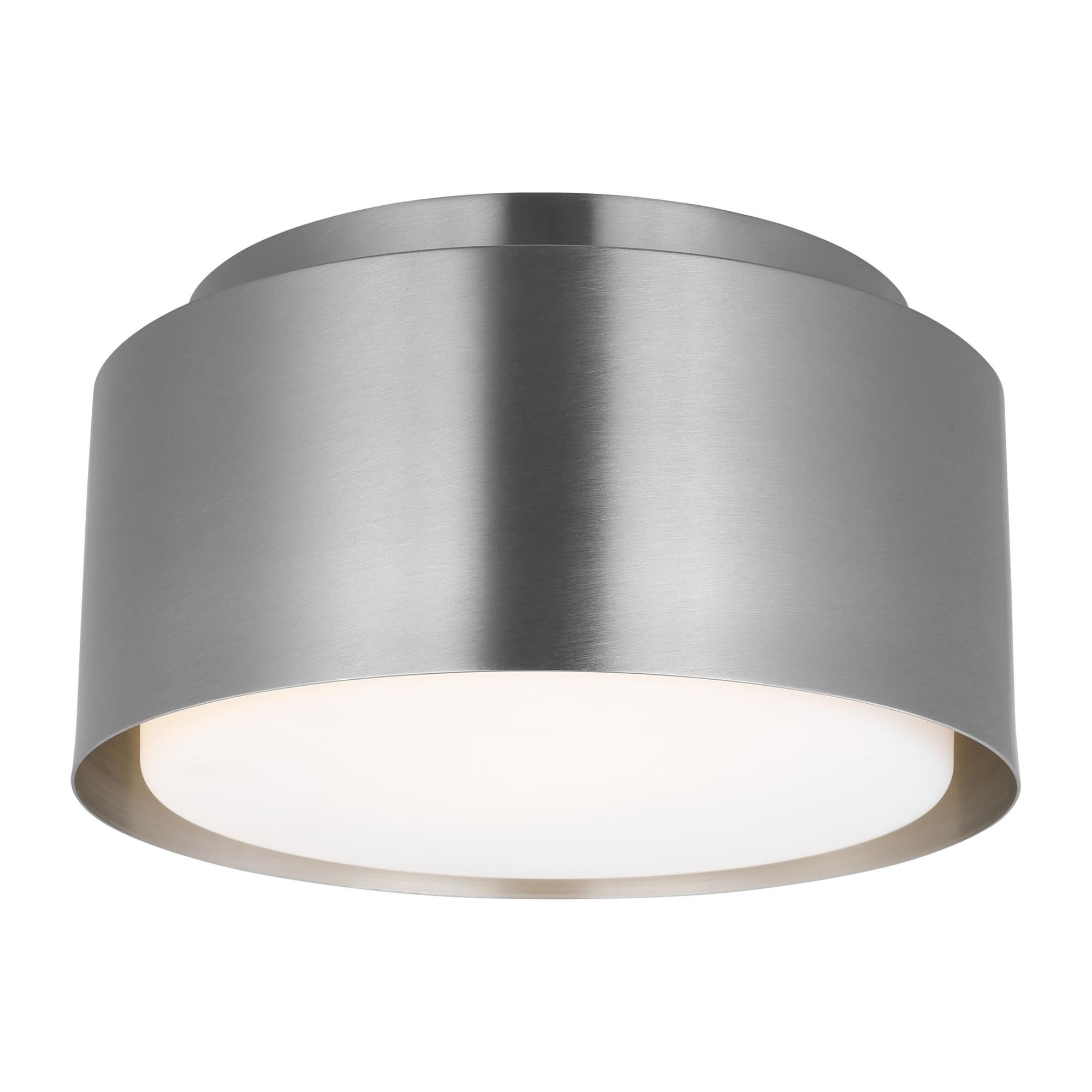 Shown in Brushed Nickel finish and Brushed Nickel shade