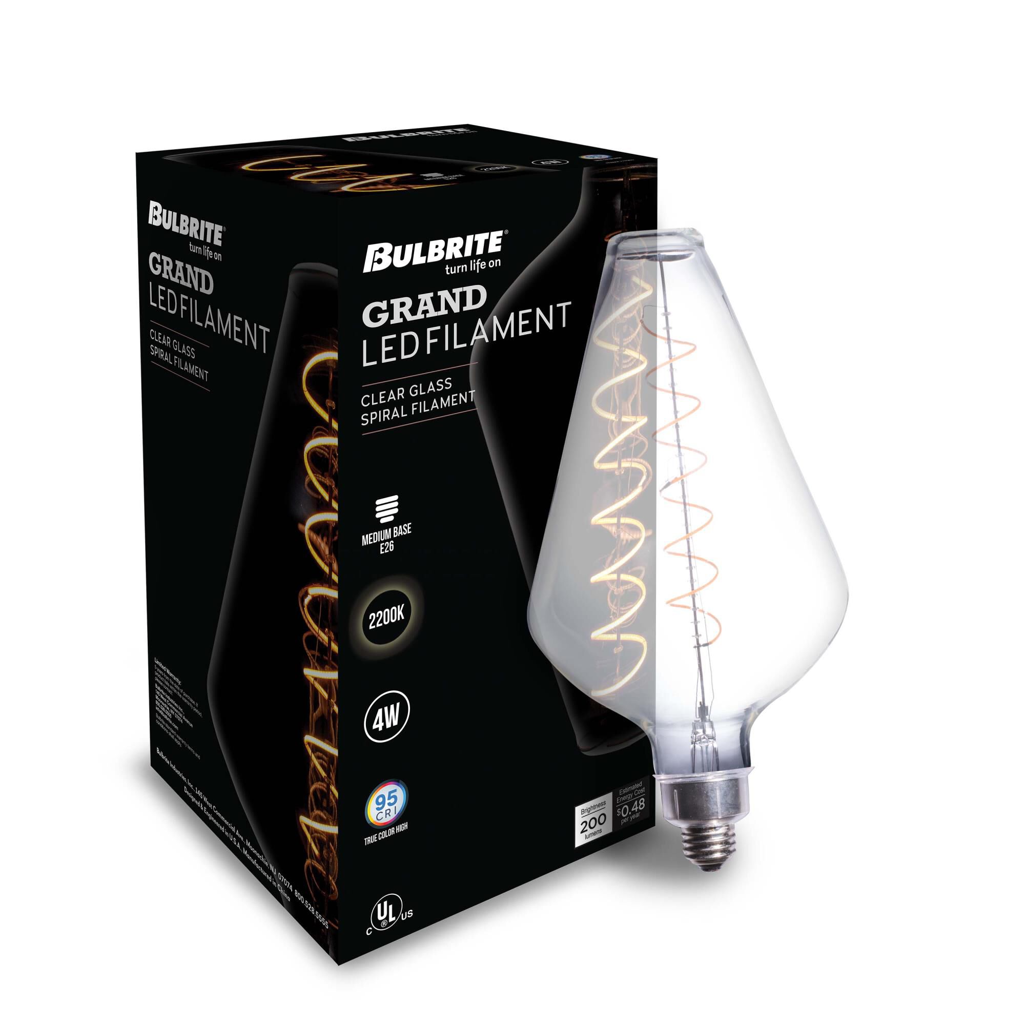 4 Watt 2200K LED Light Bulb by Bulbrite