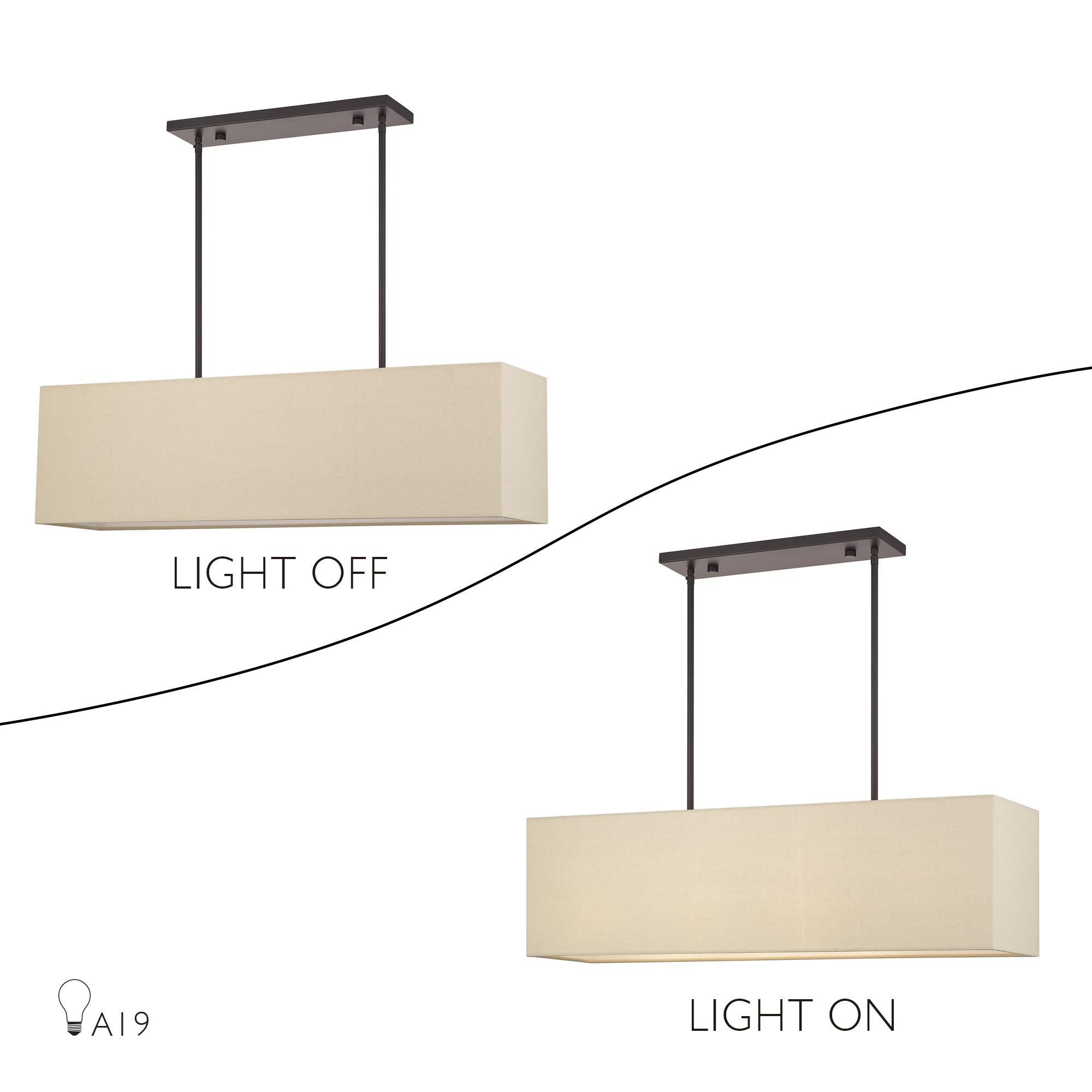 Summit 36 Inch Linear Suspension Light by Livex Lighting