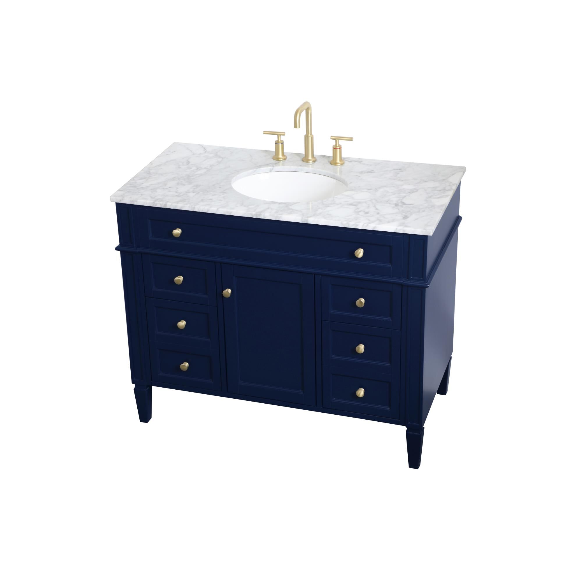 Shown in Blue finish