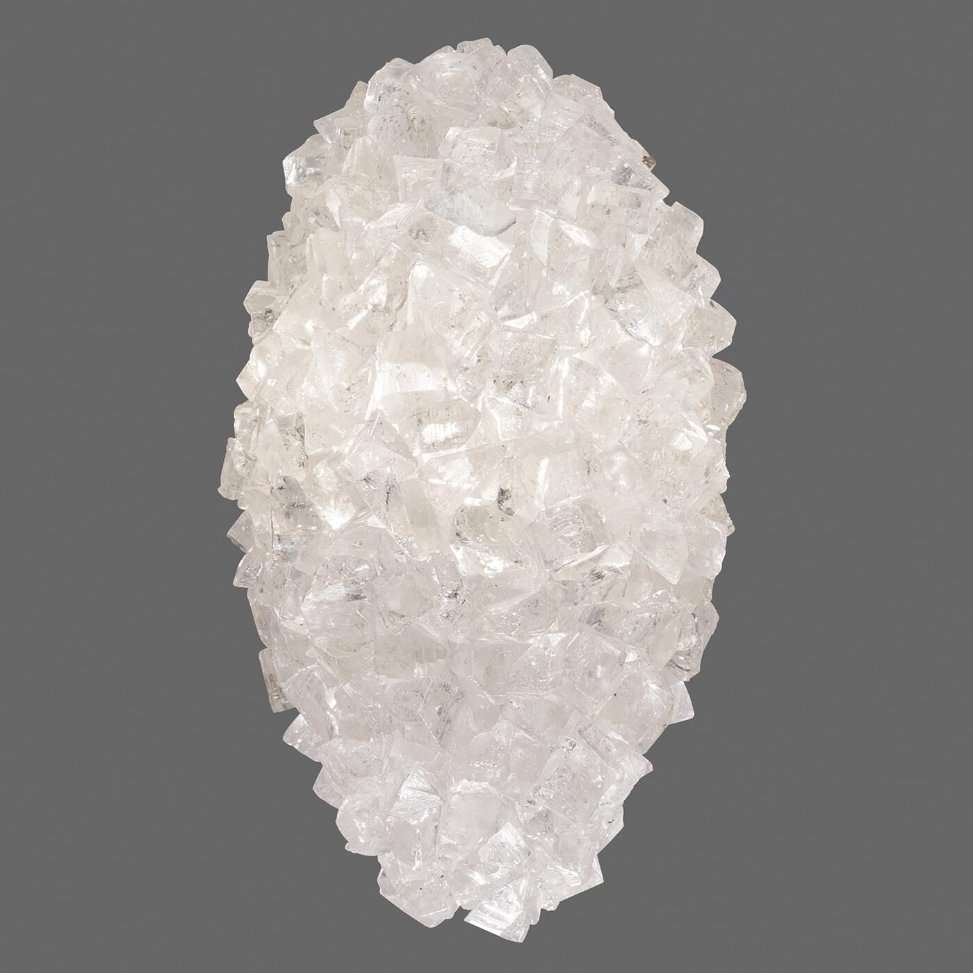 Shown in Gold finish and False crystal and False glass and 6.25 X 6.25 X 5 shade