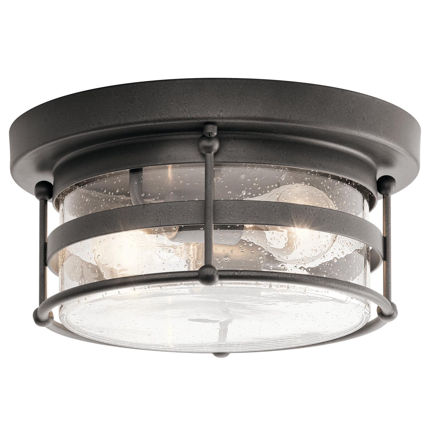 Mill Lane 12 Inch 2 Light Outdoor Flush Mount by Kichler Lighting