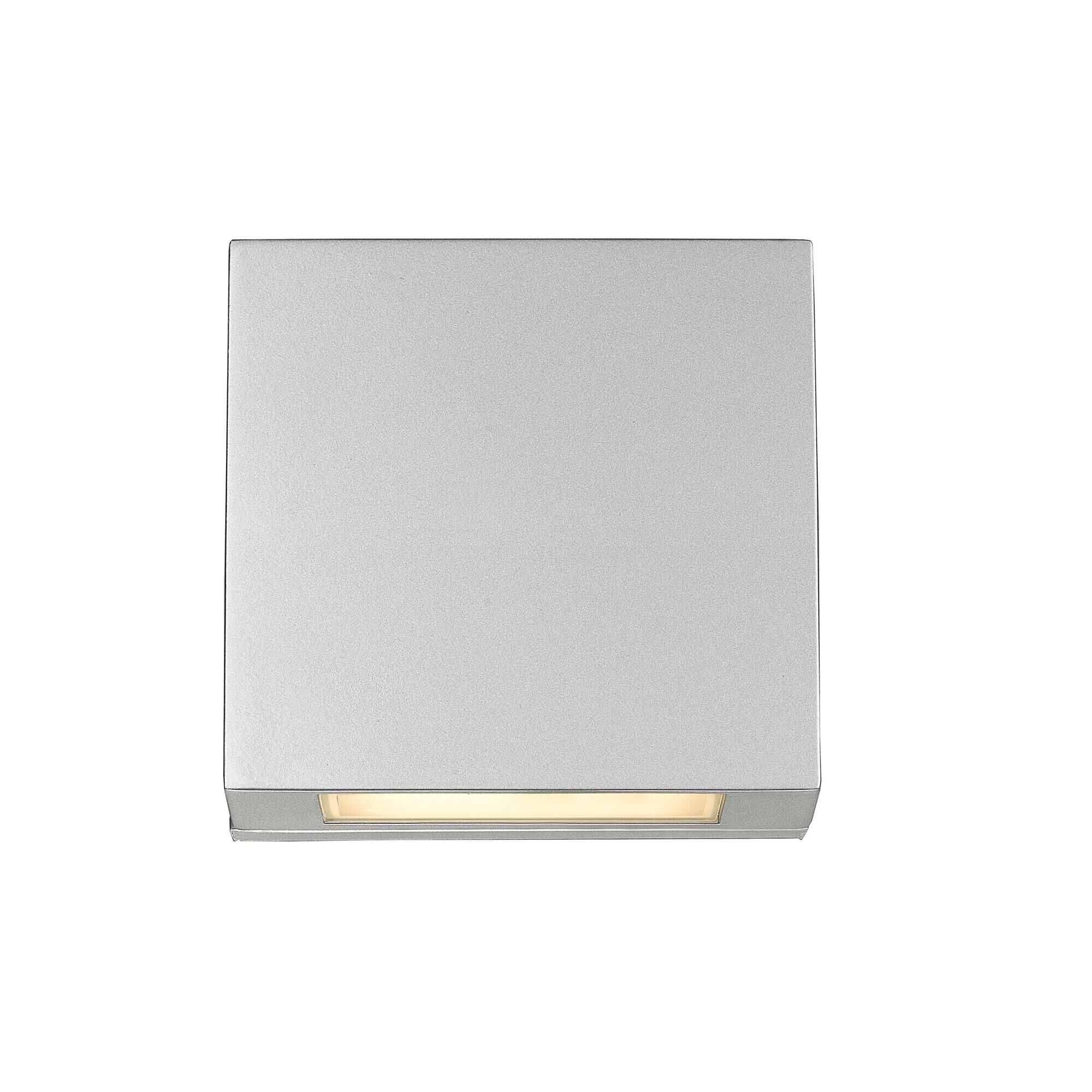 Shown in Silver finish and Glass shade