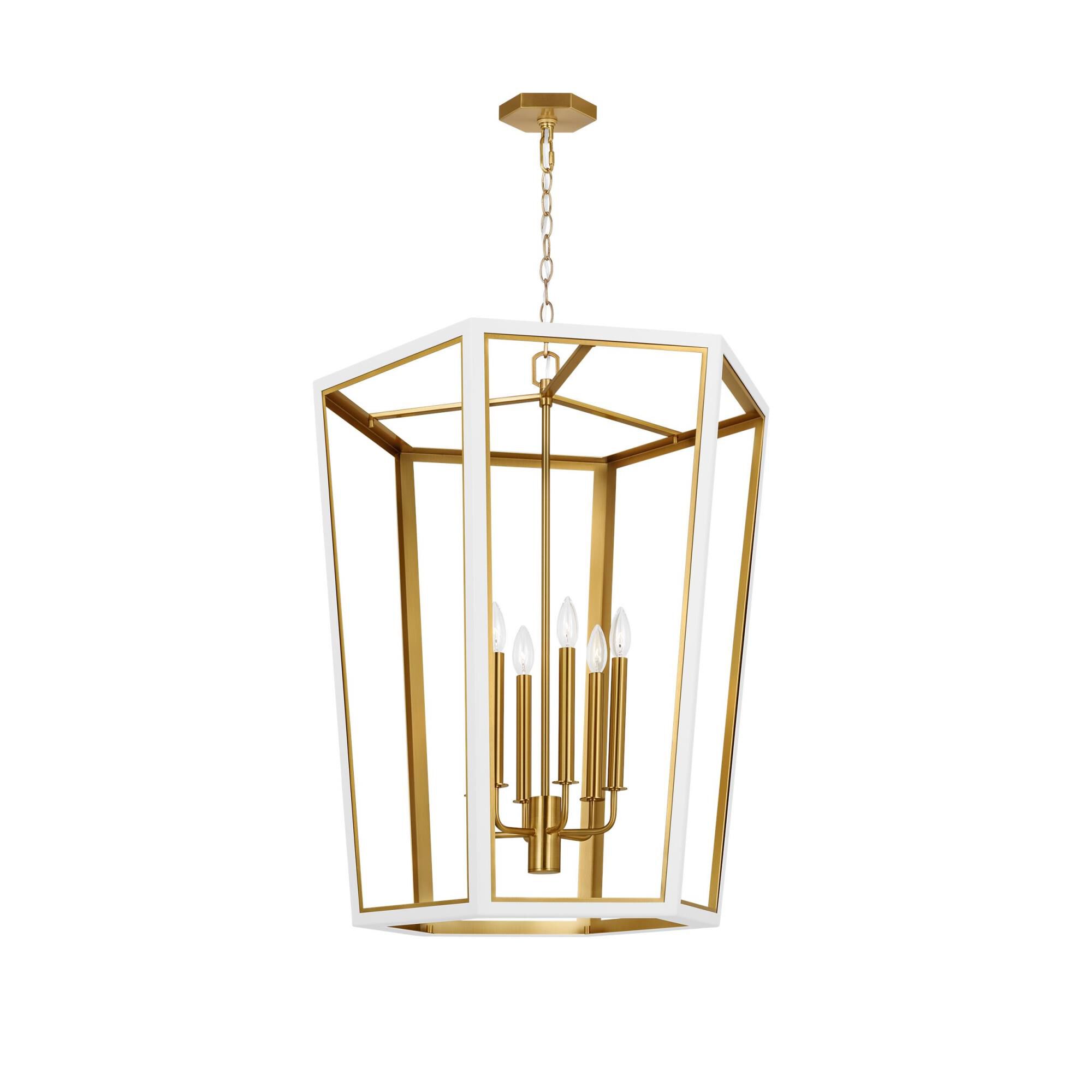 Alexa Hampton Curt 26 Inch 6 Light Chandelier by Visual Comfort Studio Collection
