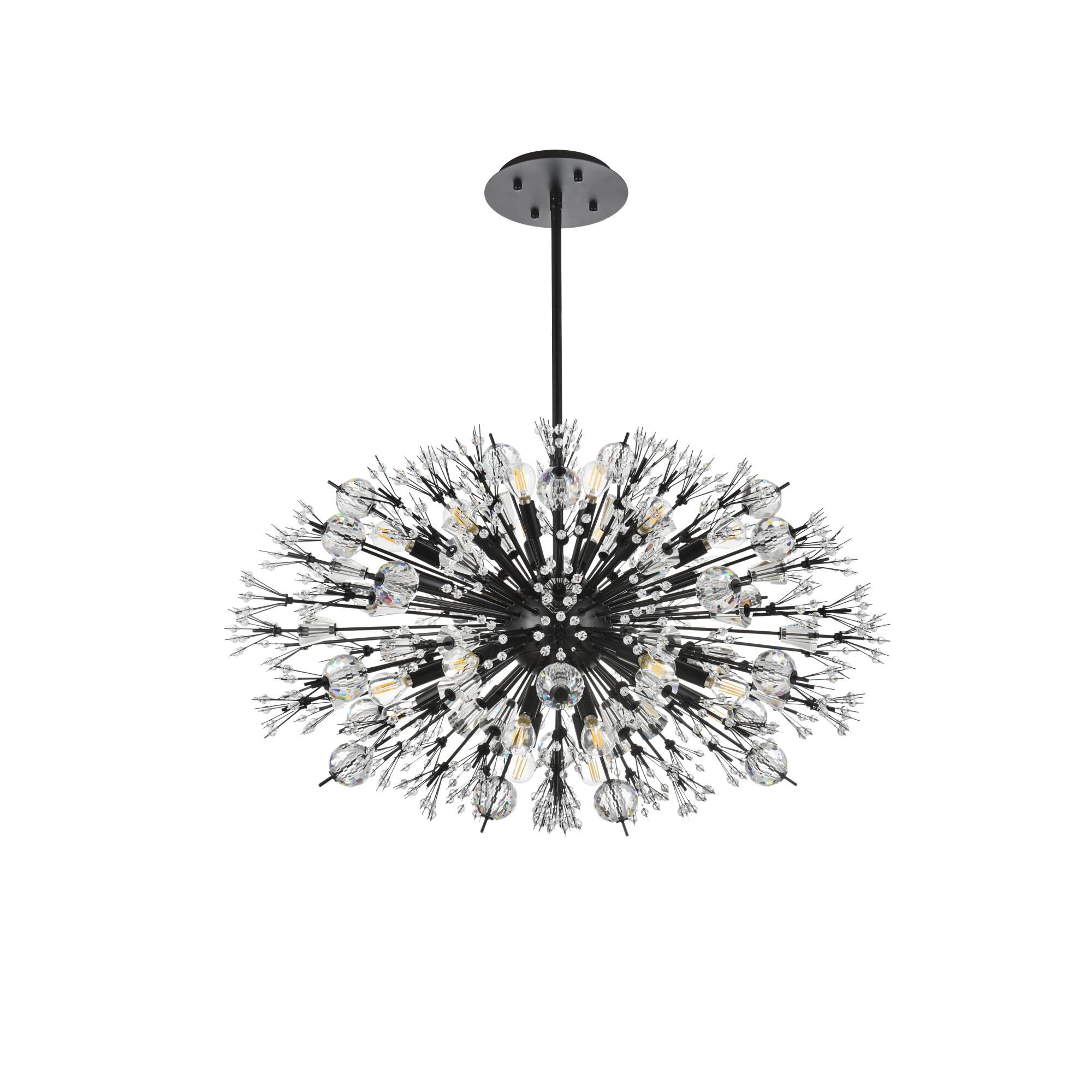 Vera 36 Inch Large Pendant by Elegant Lighting
