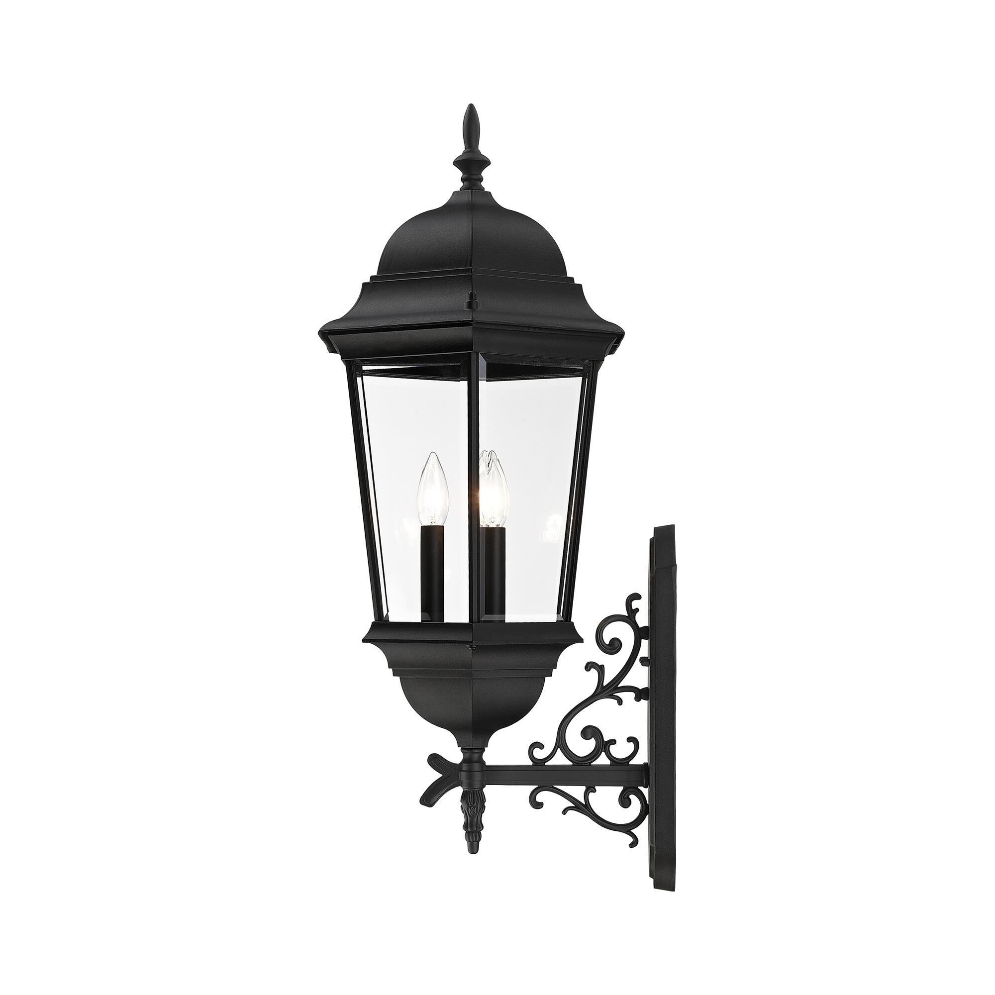 Hamilton 28 Inch Tall 3 Light Outdoor Wall Light by Livex Lighting