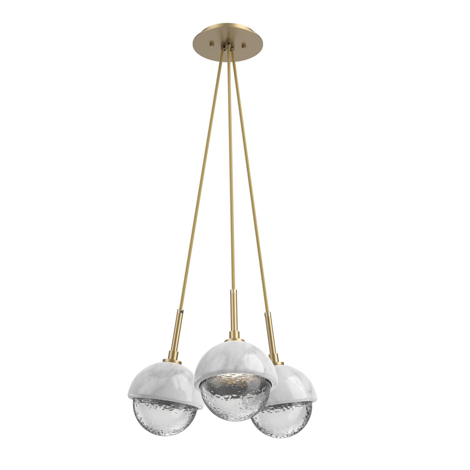 Levi Wilson Cabochon 13 Inch Multi Pendant Light by Hammerton Studio