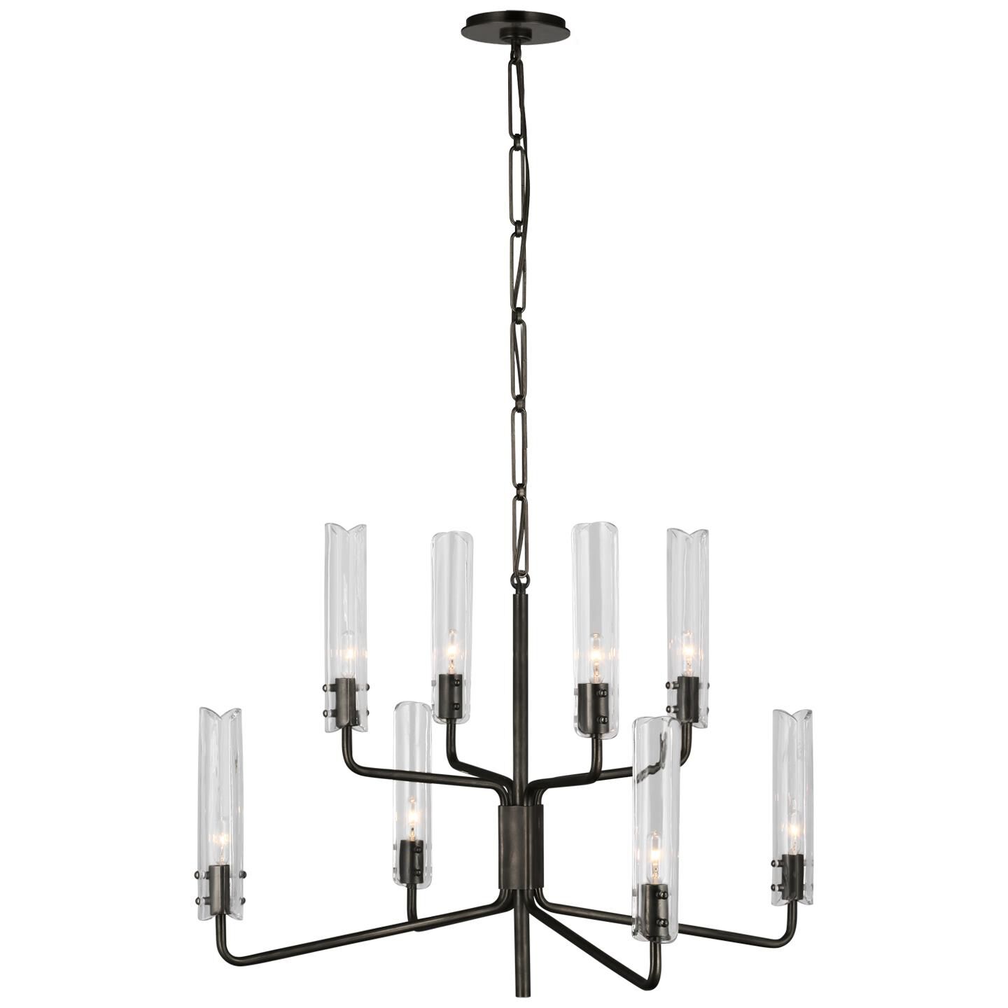 AERIN Casoria 32 Inch 8 Light LED Chandelier by Visual Comfort Signature Collection