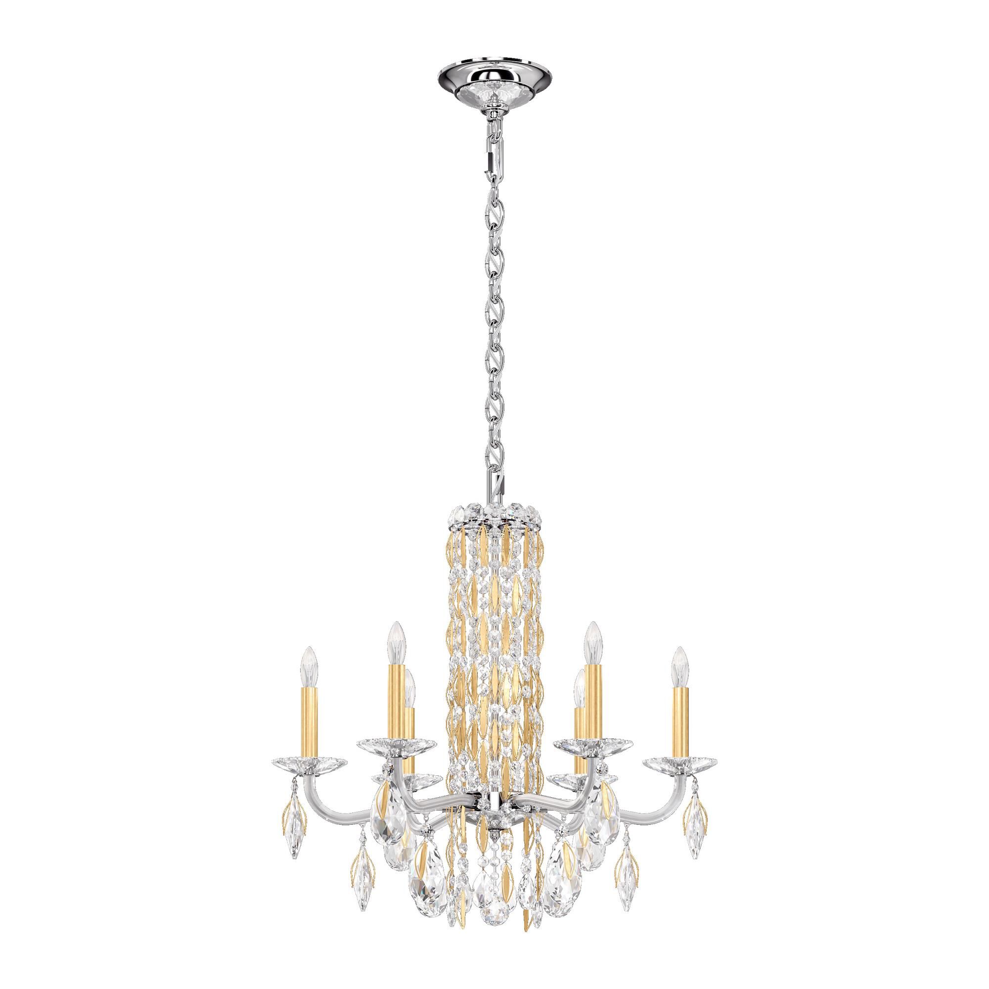 Sarella 24 Inch 6 Light Chandelier by Schonbek