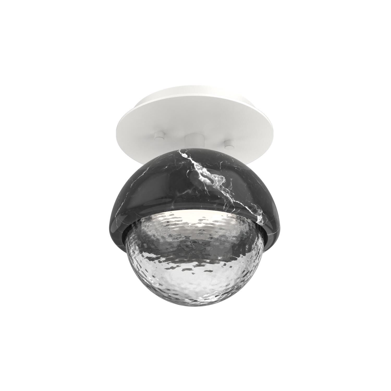 Levi Wilson Cabochon 6 Inch Flush Mount by Hammerton Studio