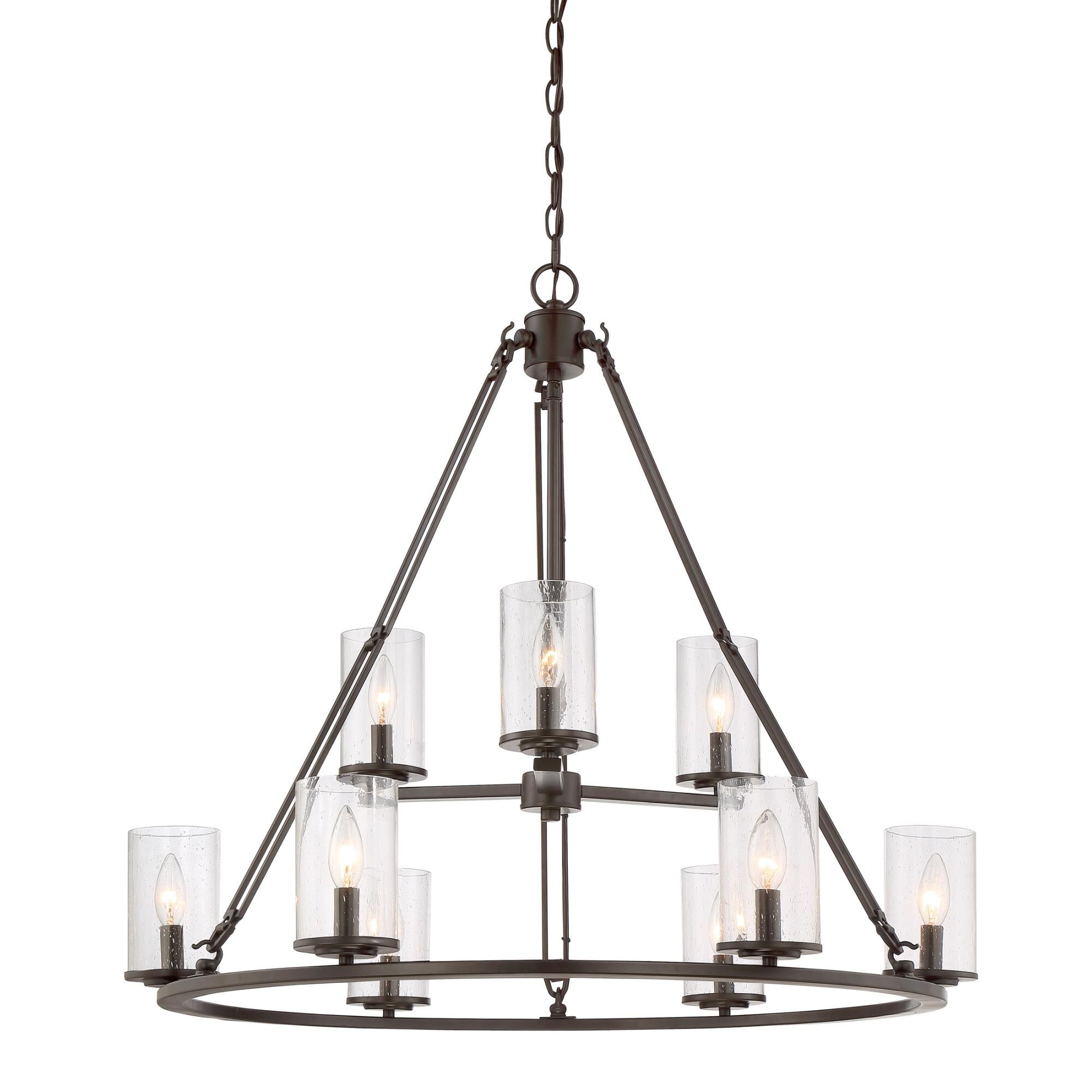 Buchanan 33 Inch 9 Light Chandelier by Quoizel