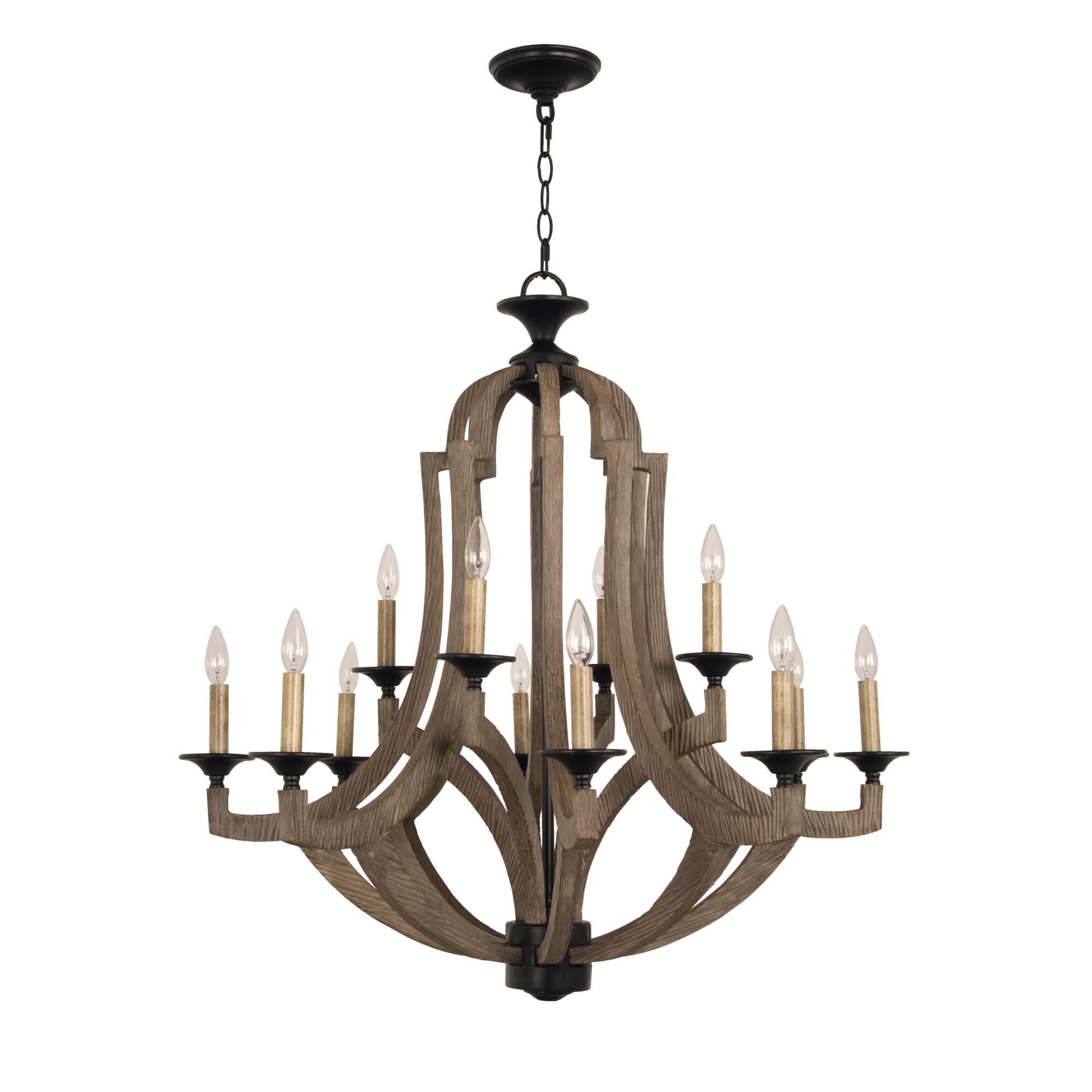 Winton 36 Inch 12 Light Chandelier by Craftmade
