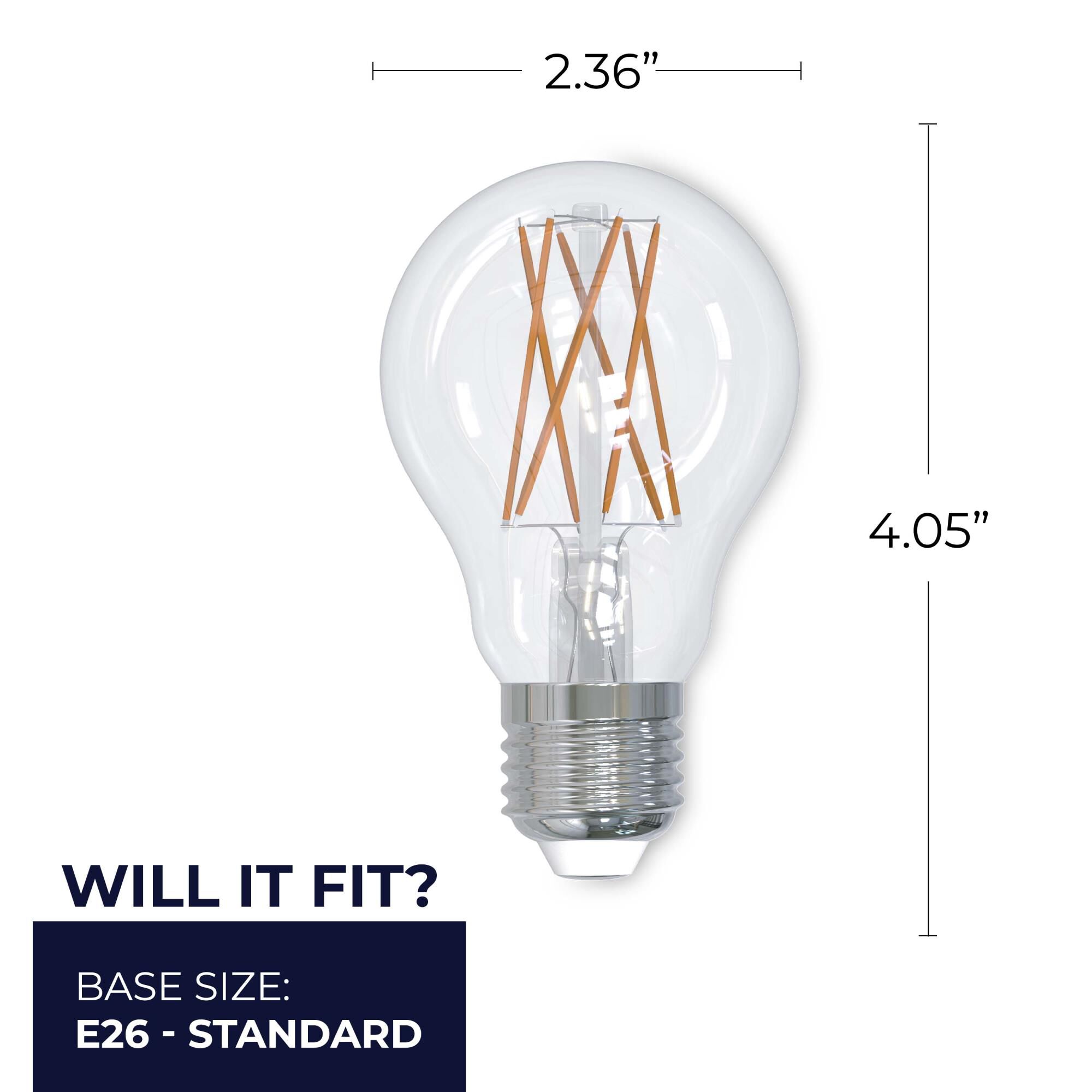 Dimmable 9 Watt 3000K A19 LED Light Bulb by Bulbrite