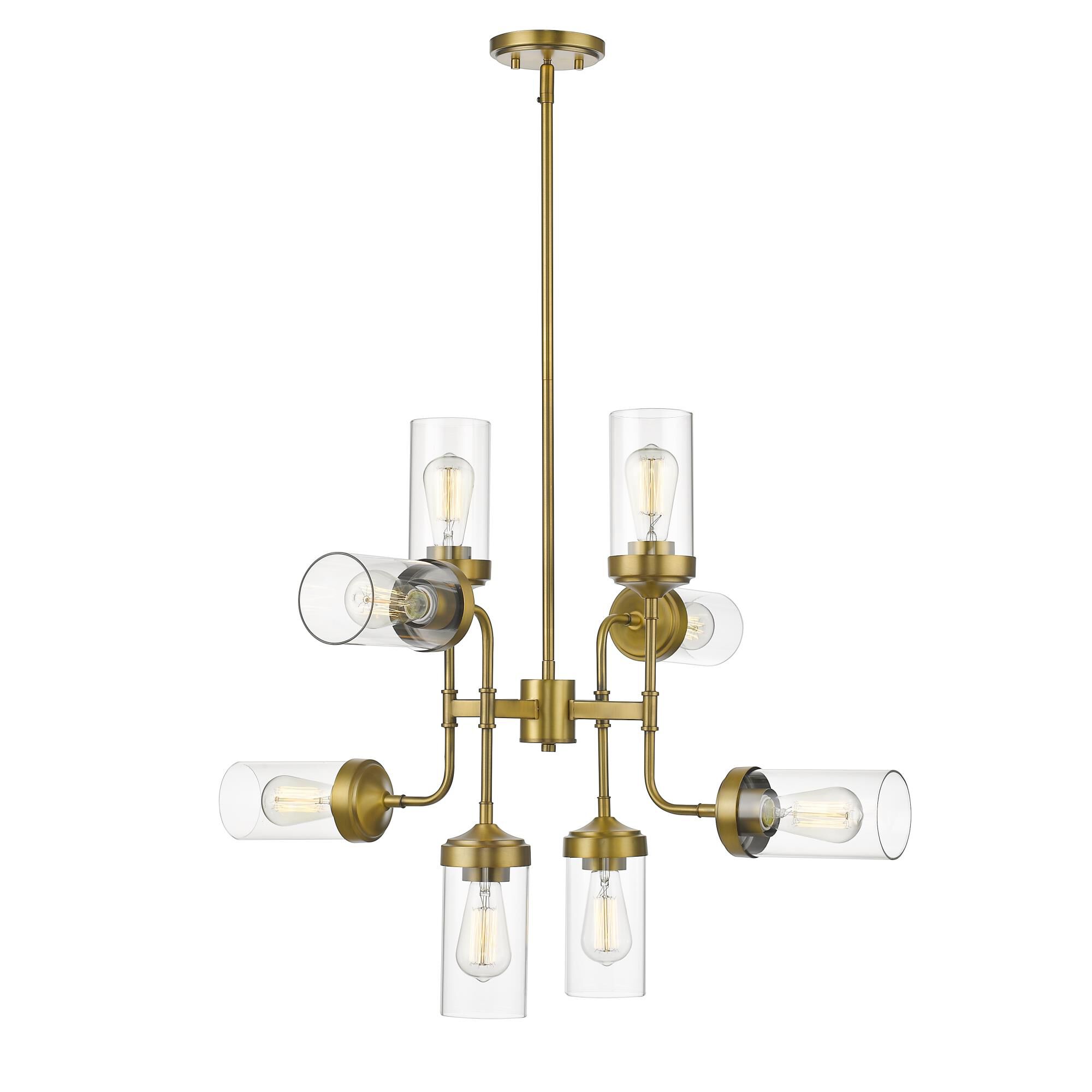 Calliope 32 Inch 8 Light Chandelier by Z-Lite