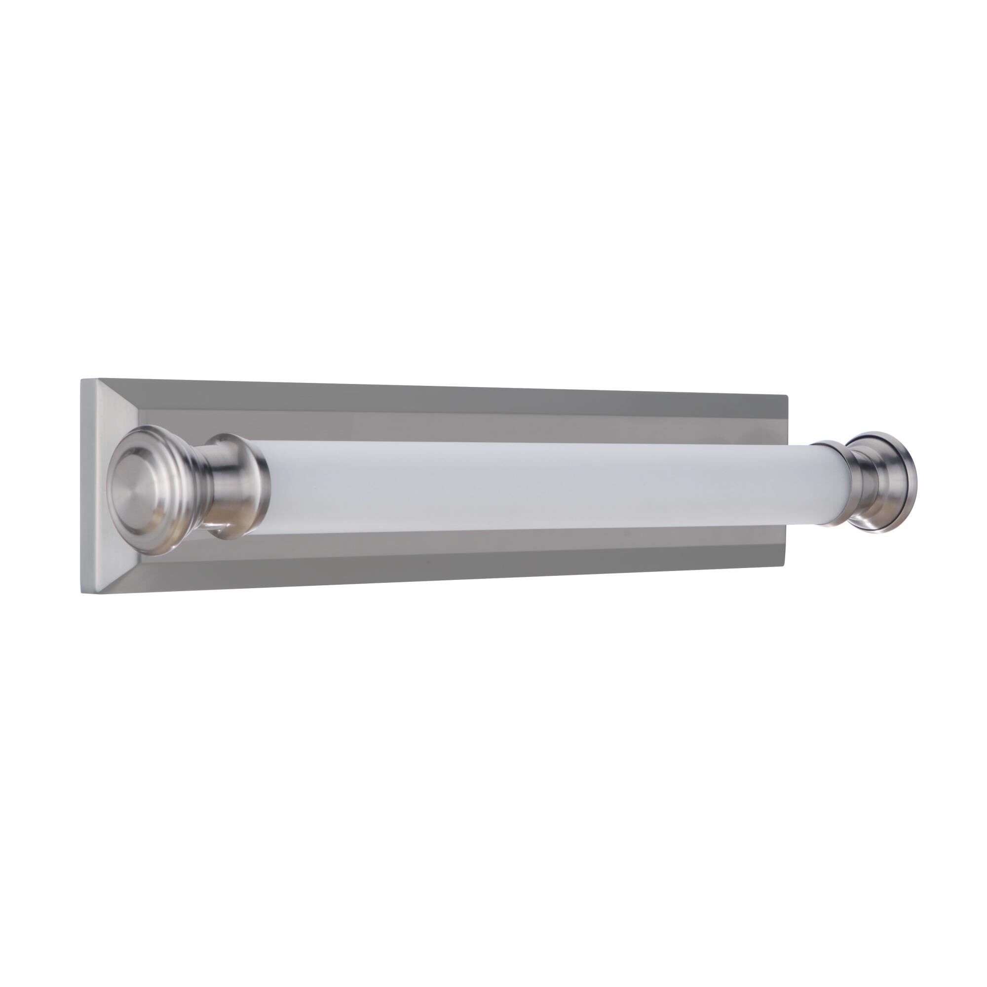 Shown in Brushed Polished Nickel finish and Frostwhite glass