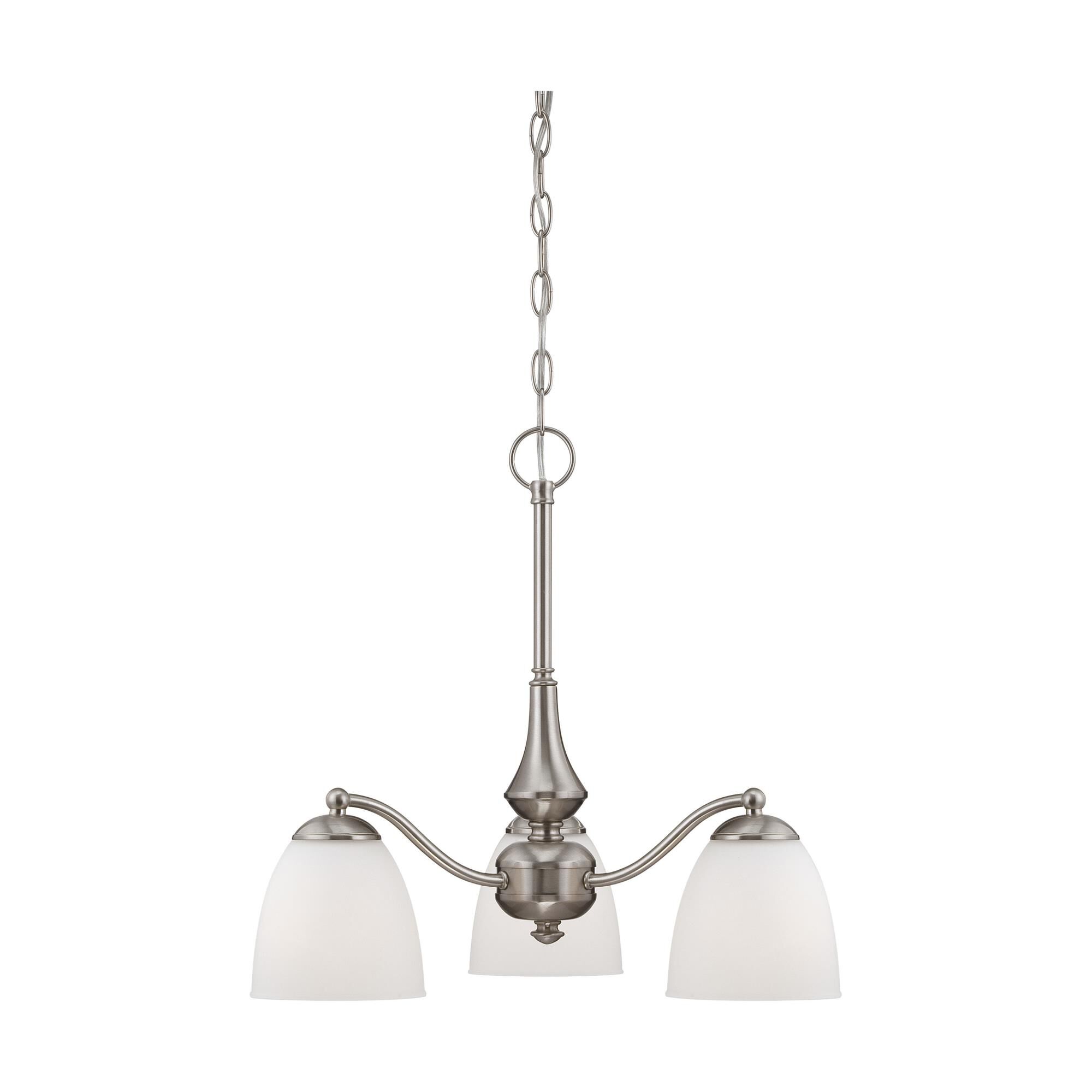 Patton 21 Inch 3 Light Mini Chandelier by Nuvo Lighting