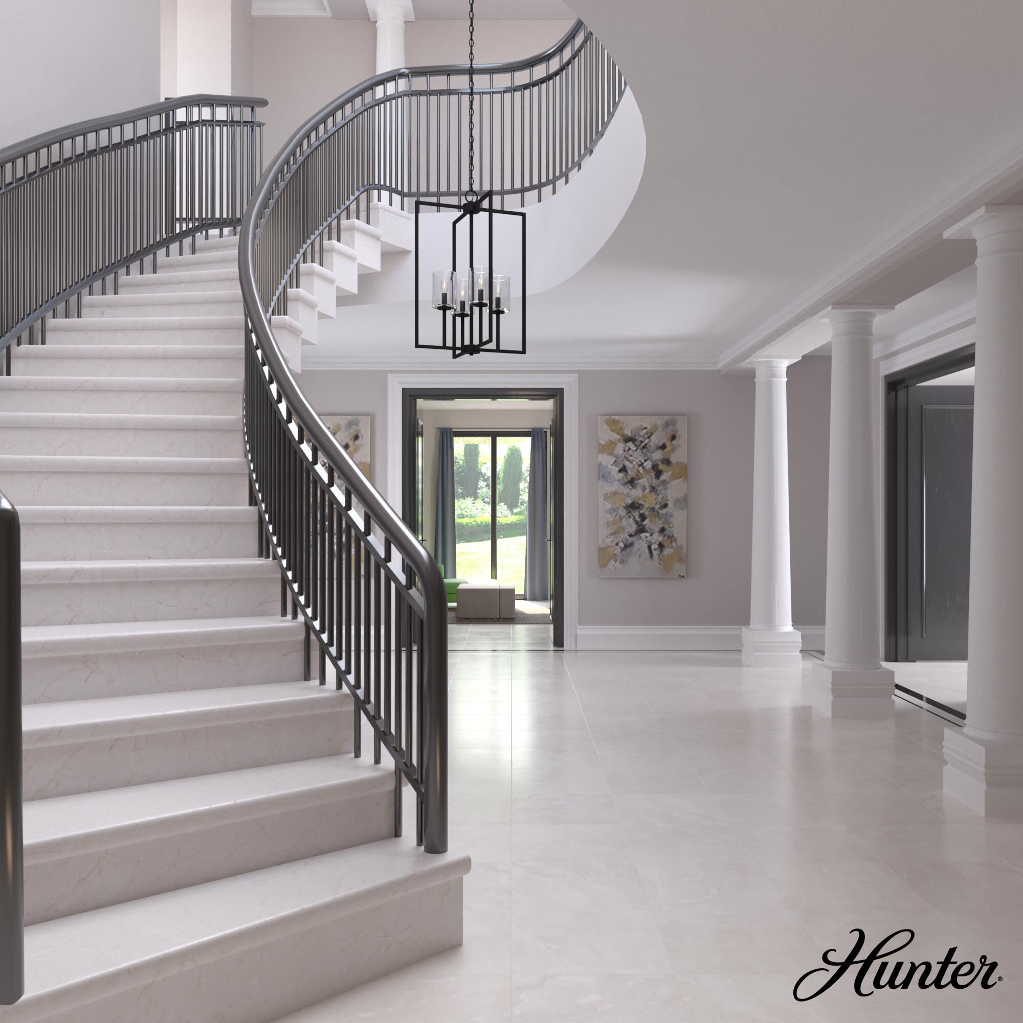 Kerrison 19 Inch Cage Pendant by Hunter Fan