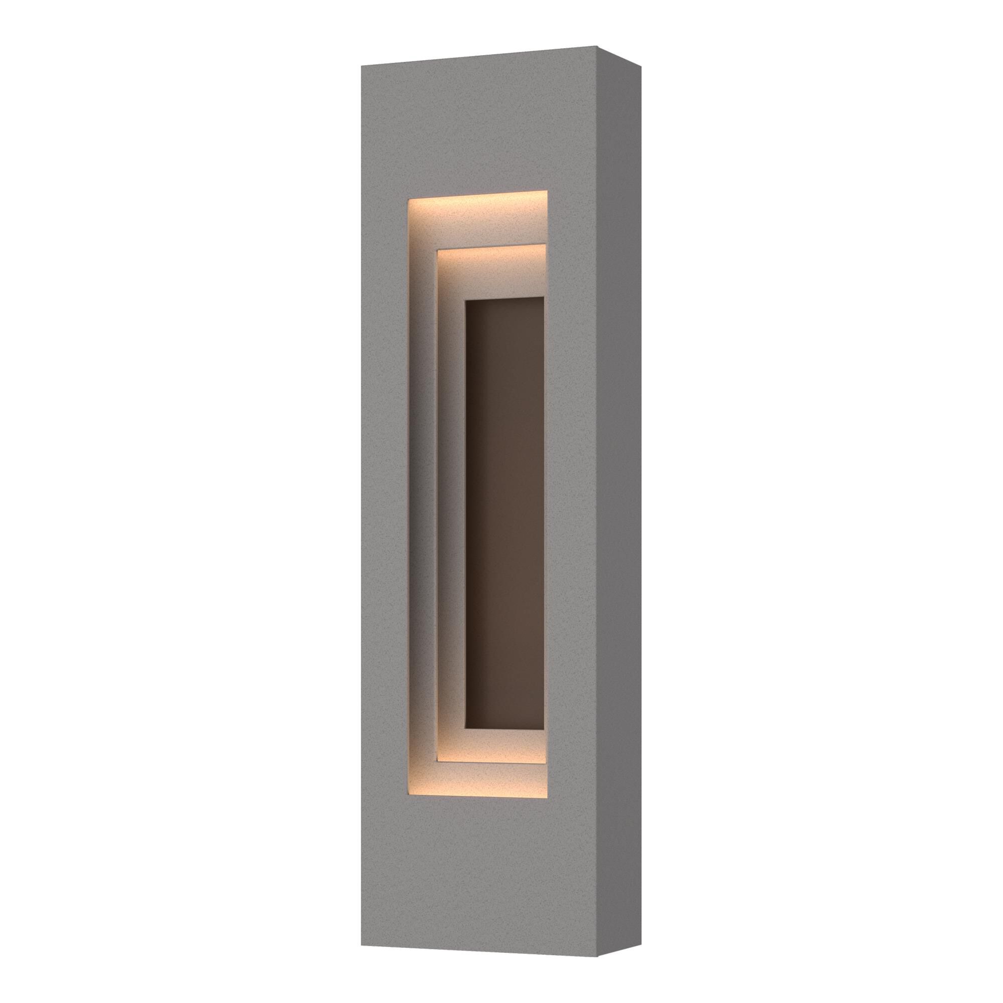 Shown in Coastal Burnished Steel finish and Coastal Bronze Aluminum shade