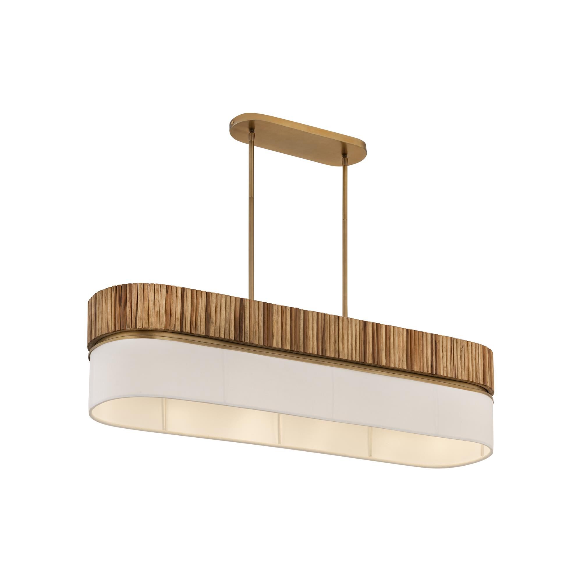 Shown in Legacy Brass finish and White shade