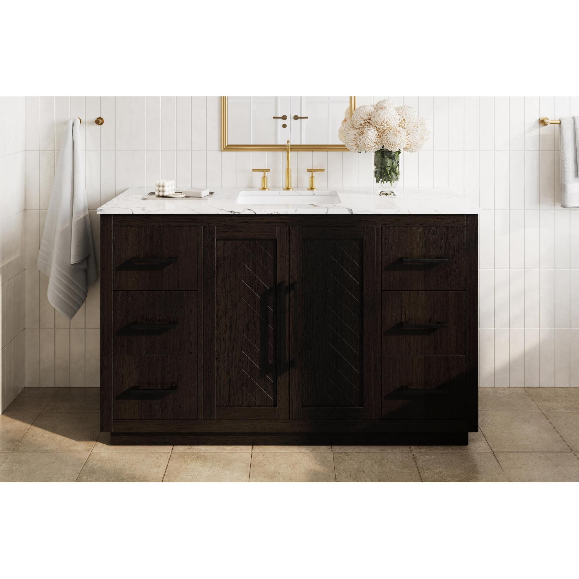Chase 54 Inch Bath Vanity by Elegant Dcor