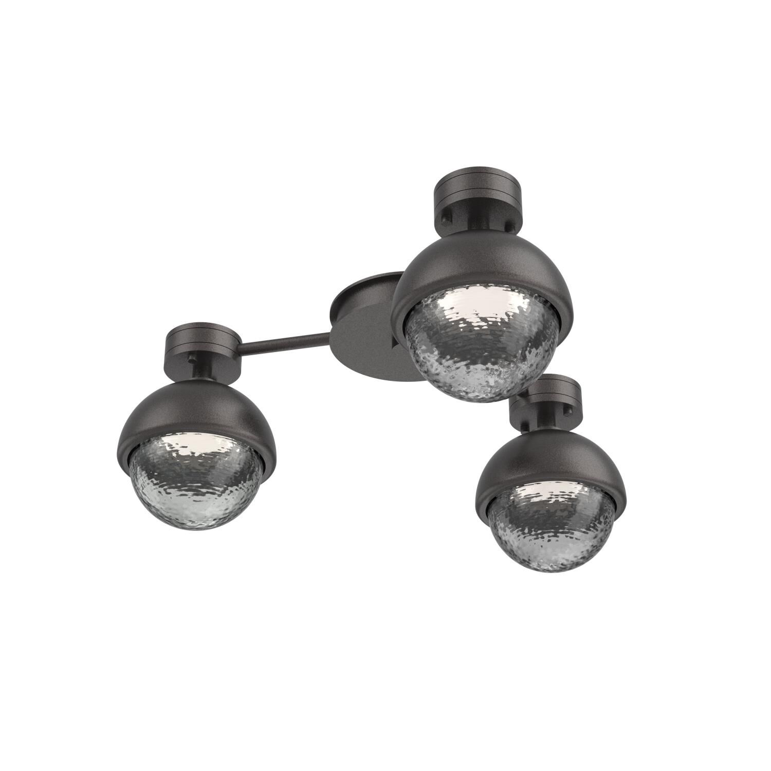 Shown in Graphite finish and Smoke glass and Metal Shade Matching Finish accent