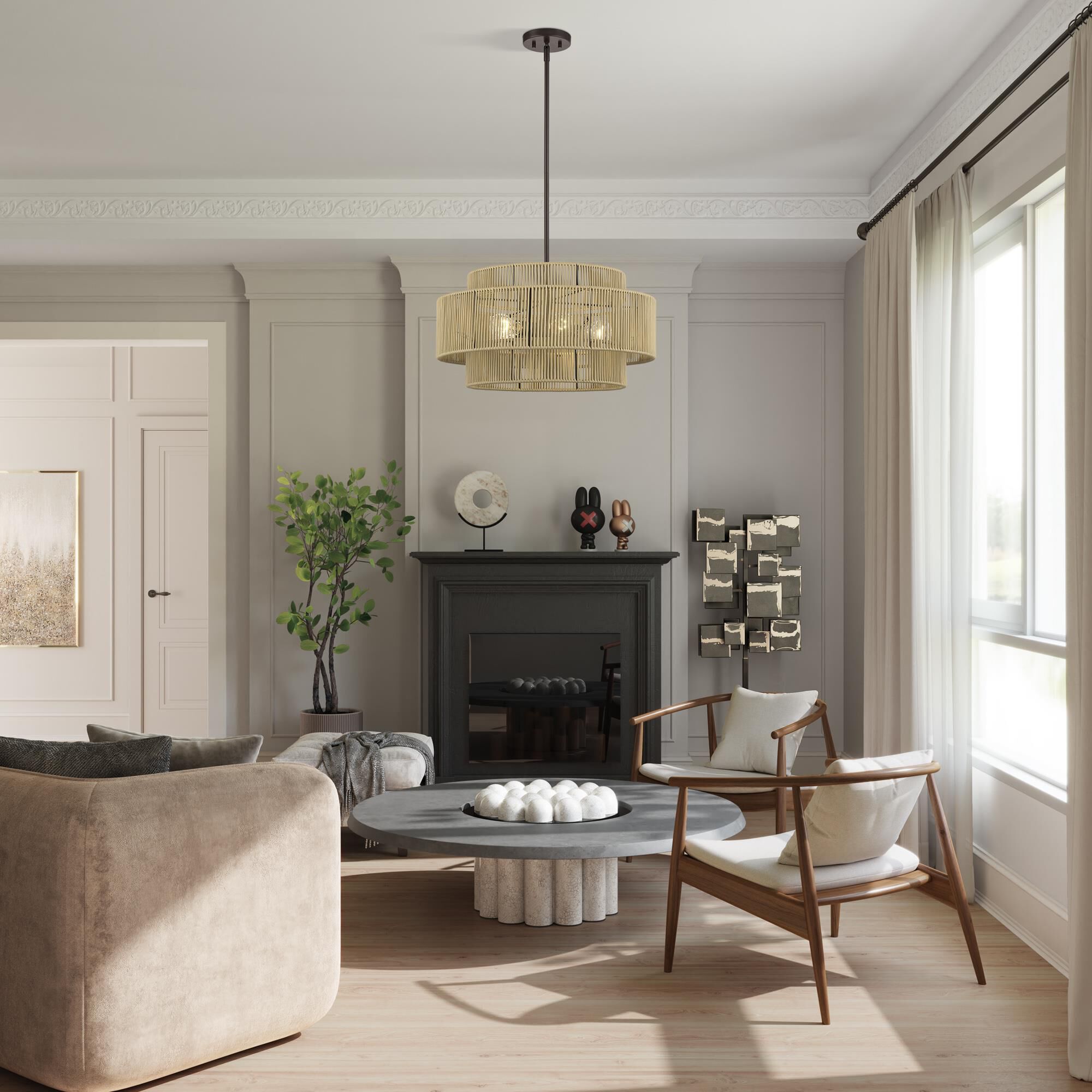 Acordia 22 Inch Large Pendant by Livex Lighting