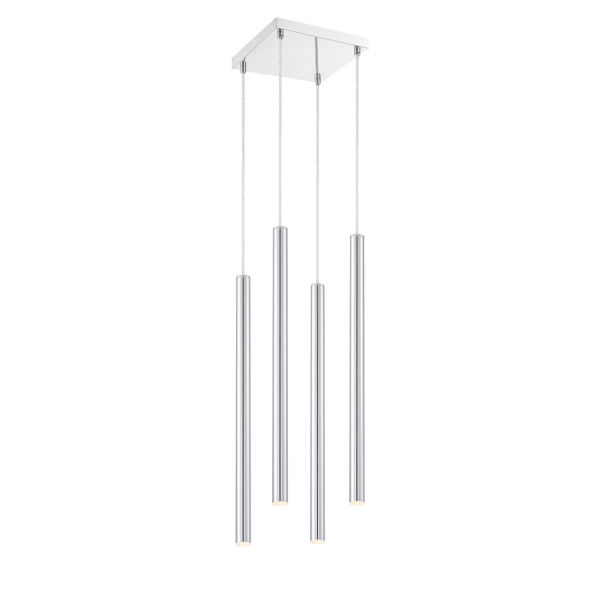 Shown in Chrome finish and Steel glass and Steel shade