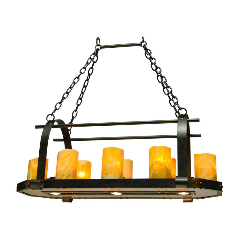 Cordova Small Linear Chandelier by Kalco