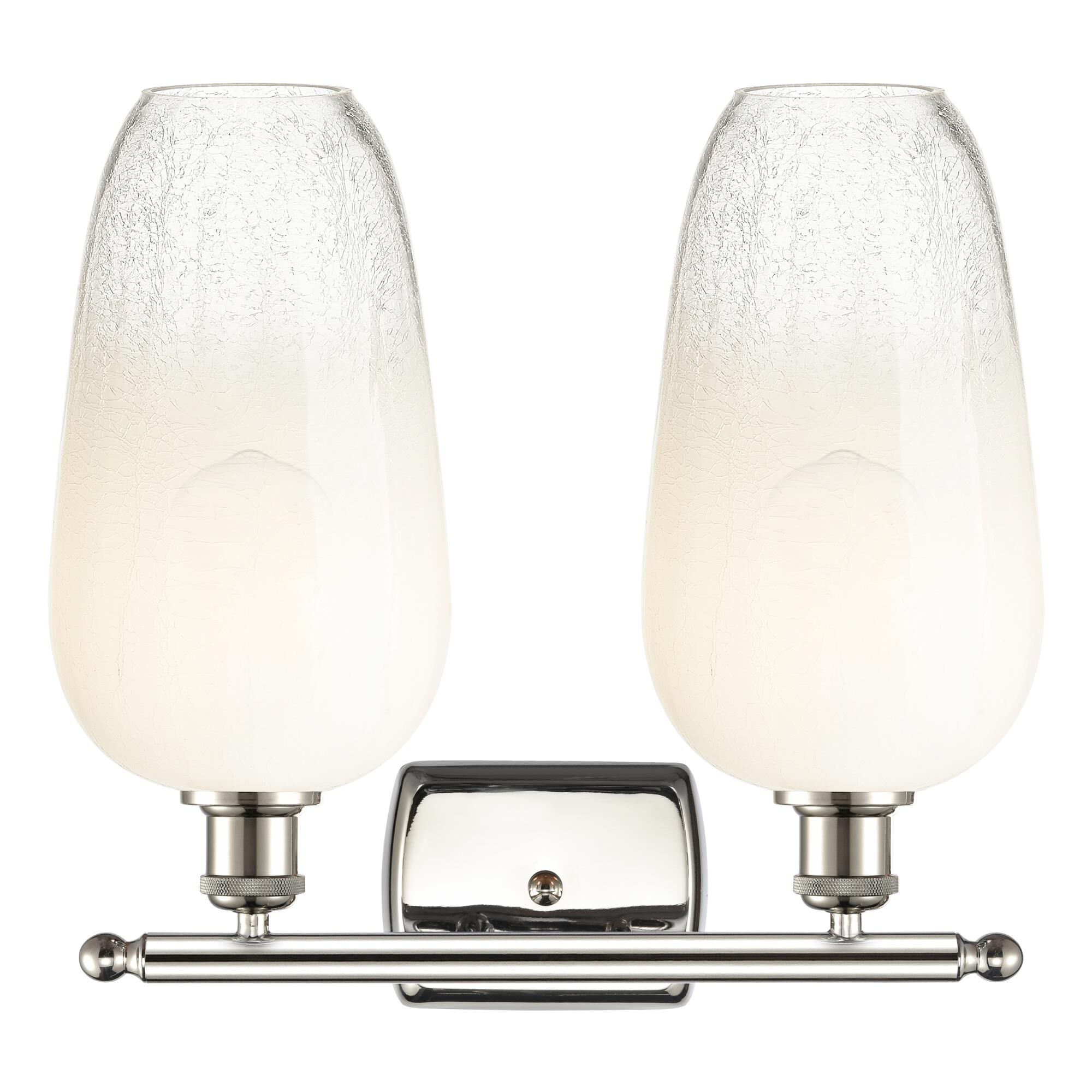 Shown in Polished Nickel finish and Opal glass