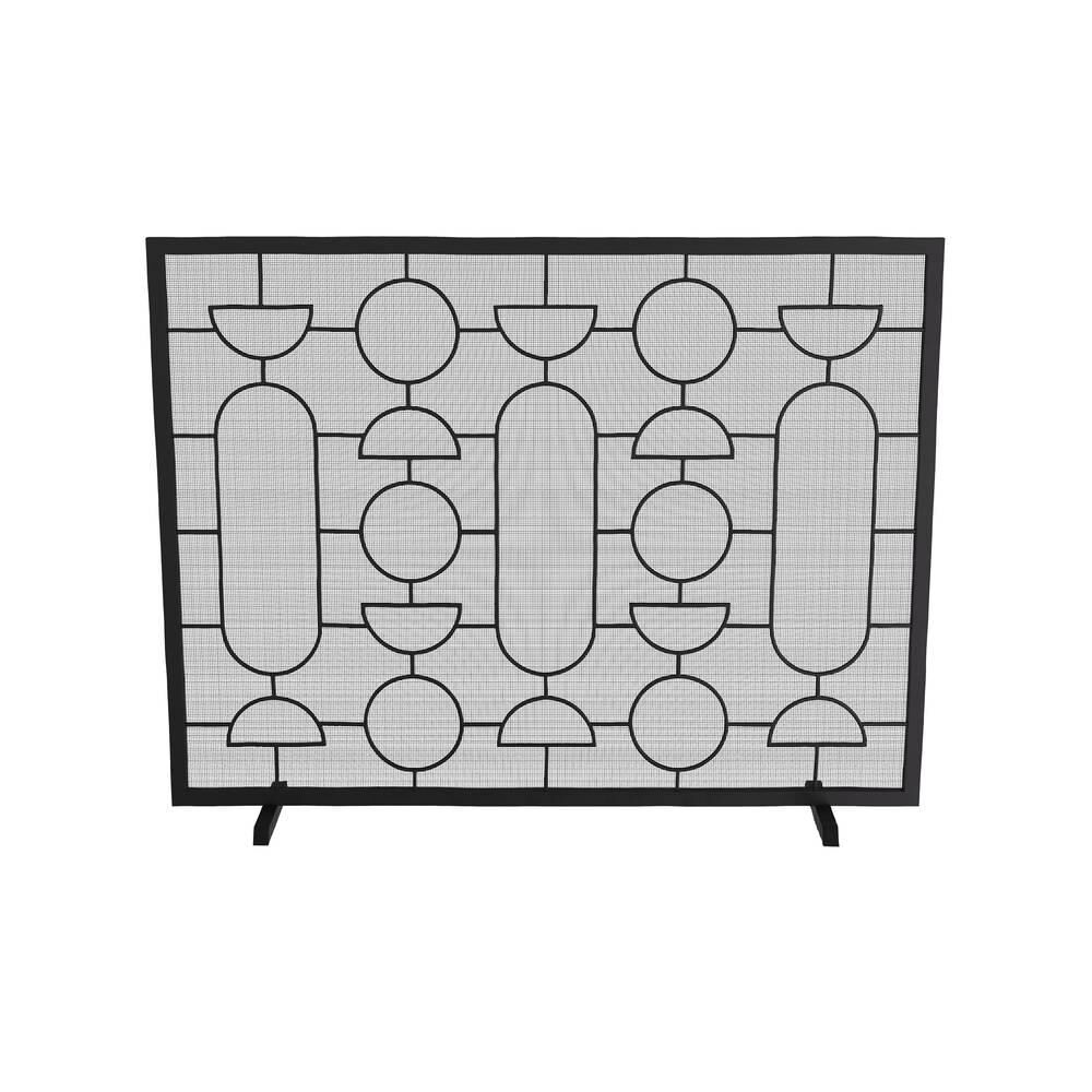 Adamo 40 Inch Fireplace Screen by Arteriors Home