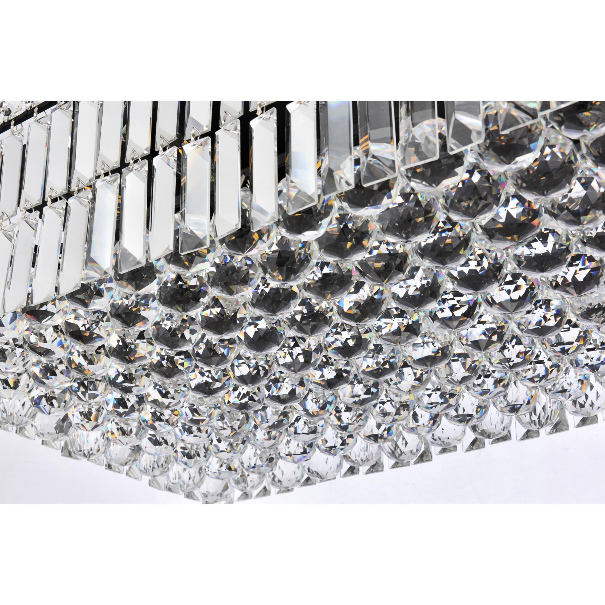 Maxime 32 Inch 16 Light Linear Suspension Light by Elegant Lighting