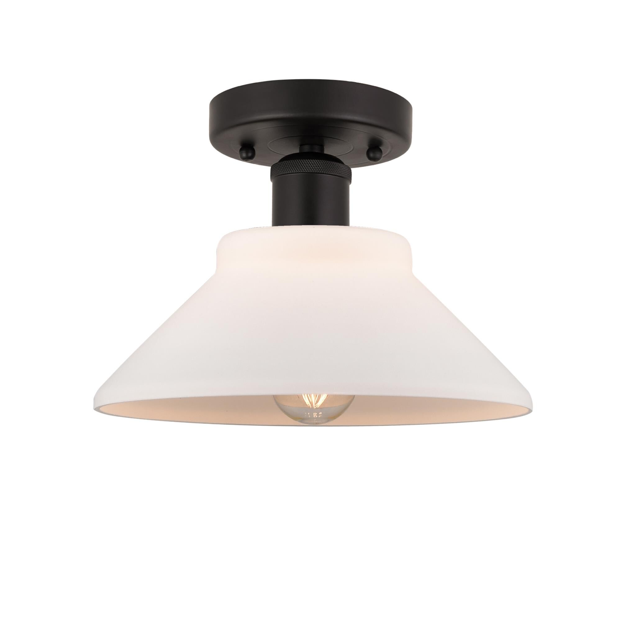 Bruno Marashlian Orwell 8 Inch 1 Light Semi Flush Mount by Innovations Lighting