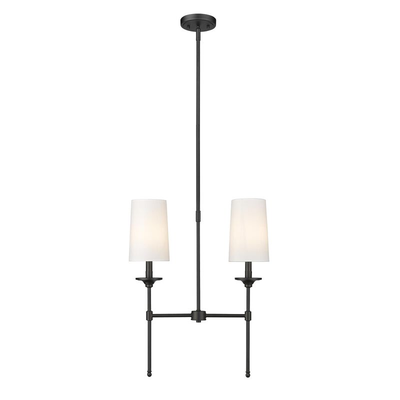 Emily 19 Inch 2 Light Linear Suspension Light by Z-Lite