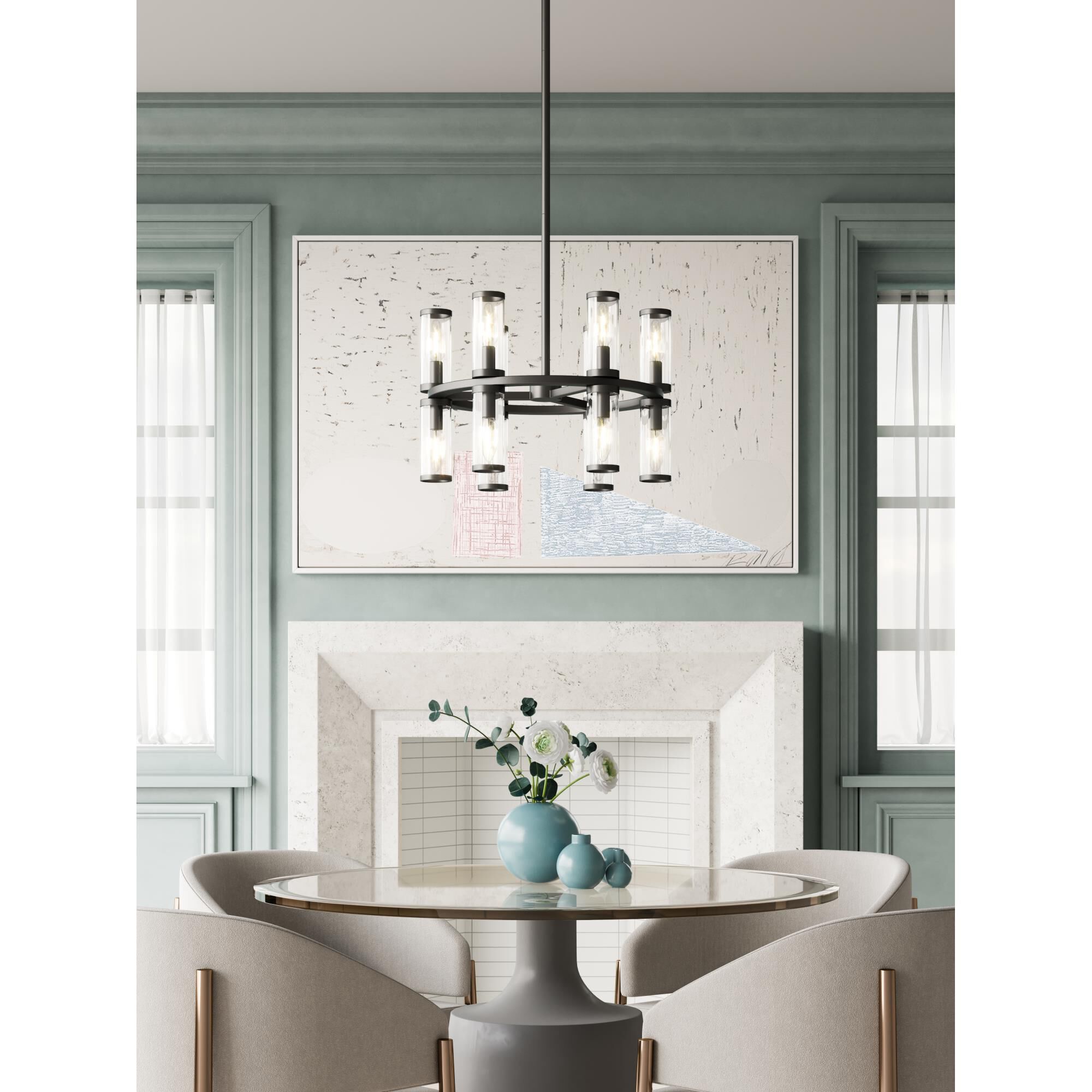 Revolve  17 Inch Mini Chandelier by Alora Lighting