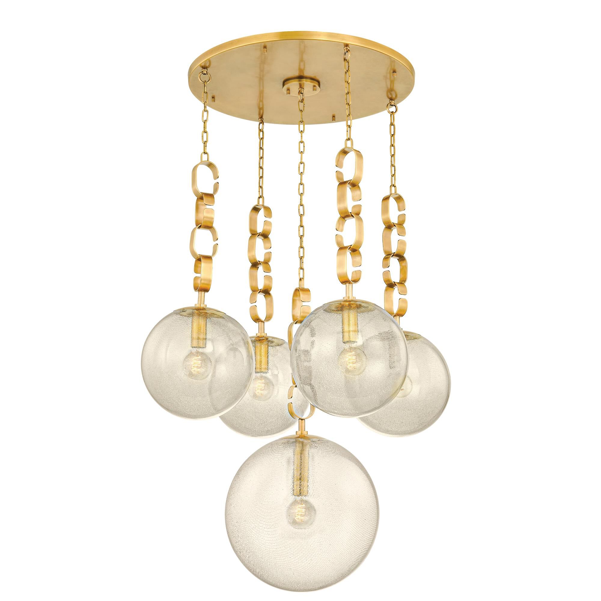 Nessa 38 Inch Multi Light Pendant by Corbett Lighting
