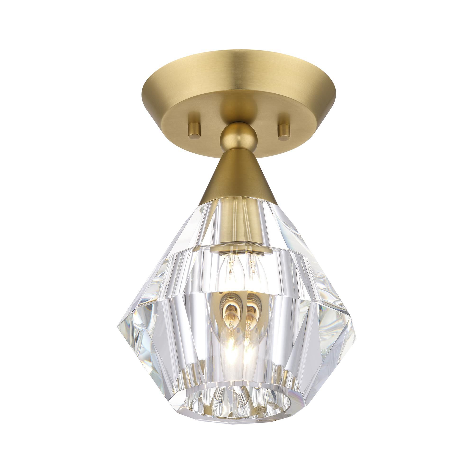 Brussels 1 Light Semi Flush Mount by Livex Lighting