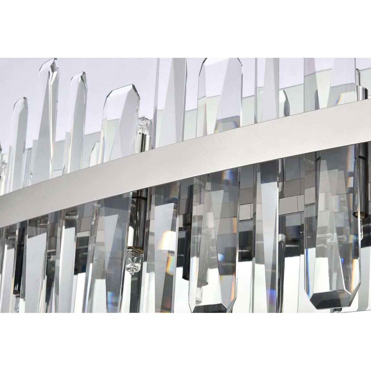 Shown in Chrome finish and Royal Cut crystal