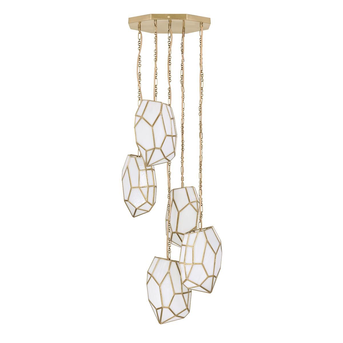 Heera 24 Inch 5 Light Multi Light Pendant by Eurofase Lighting