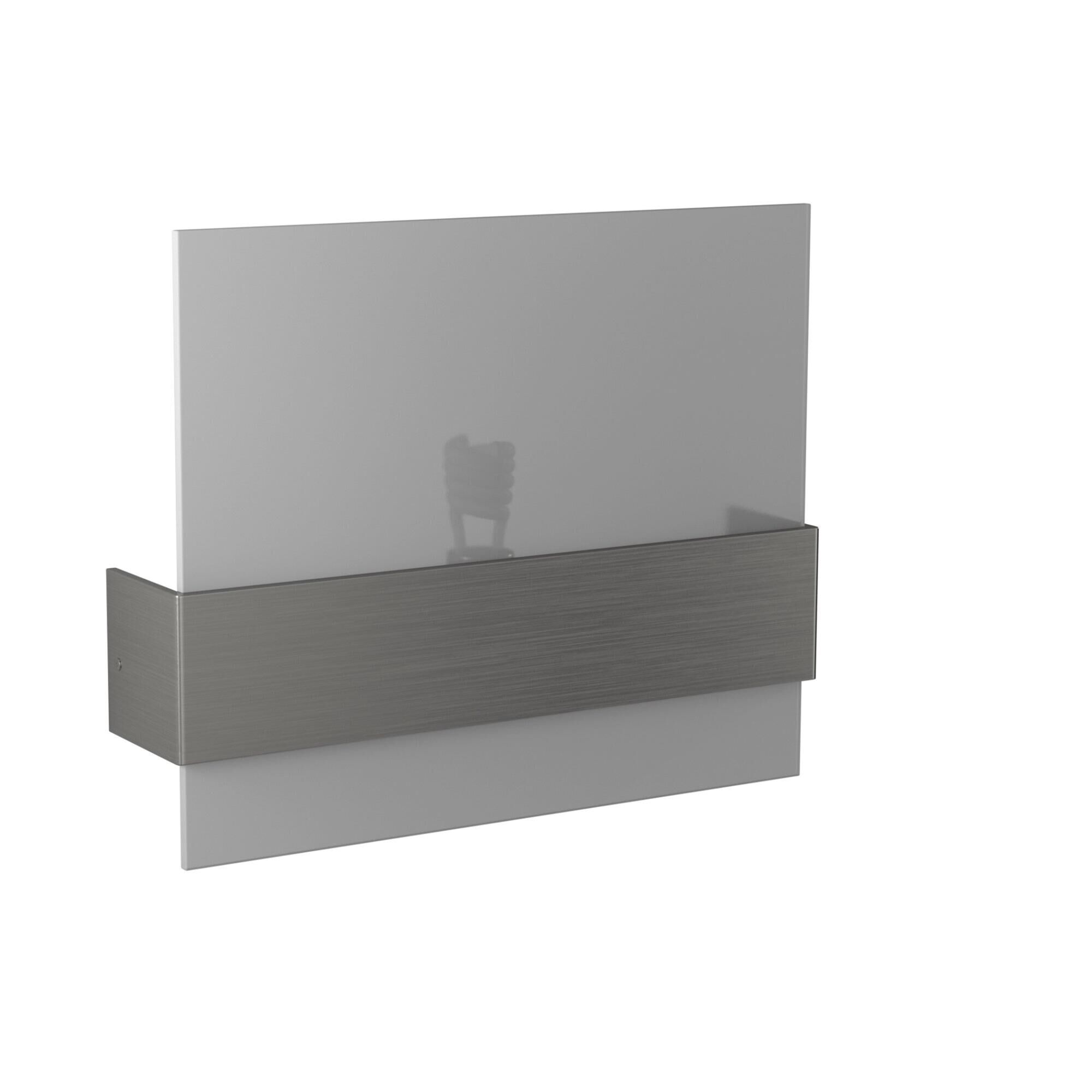 Shown in Matte Nickel finish and Satin glass