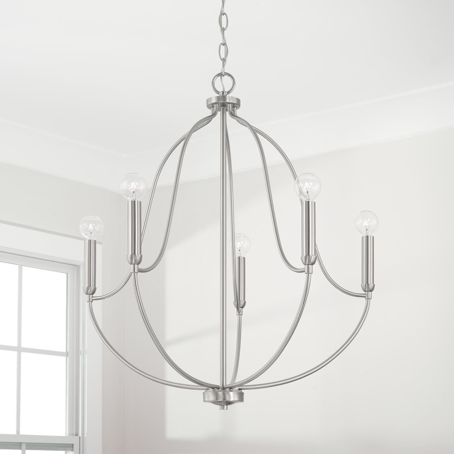 Madison 25 Inch 5 Light Chandelier by Homeplace by Capital Lighting Fixture Company