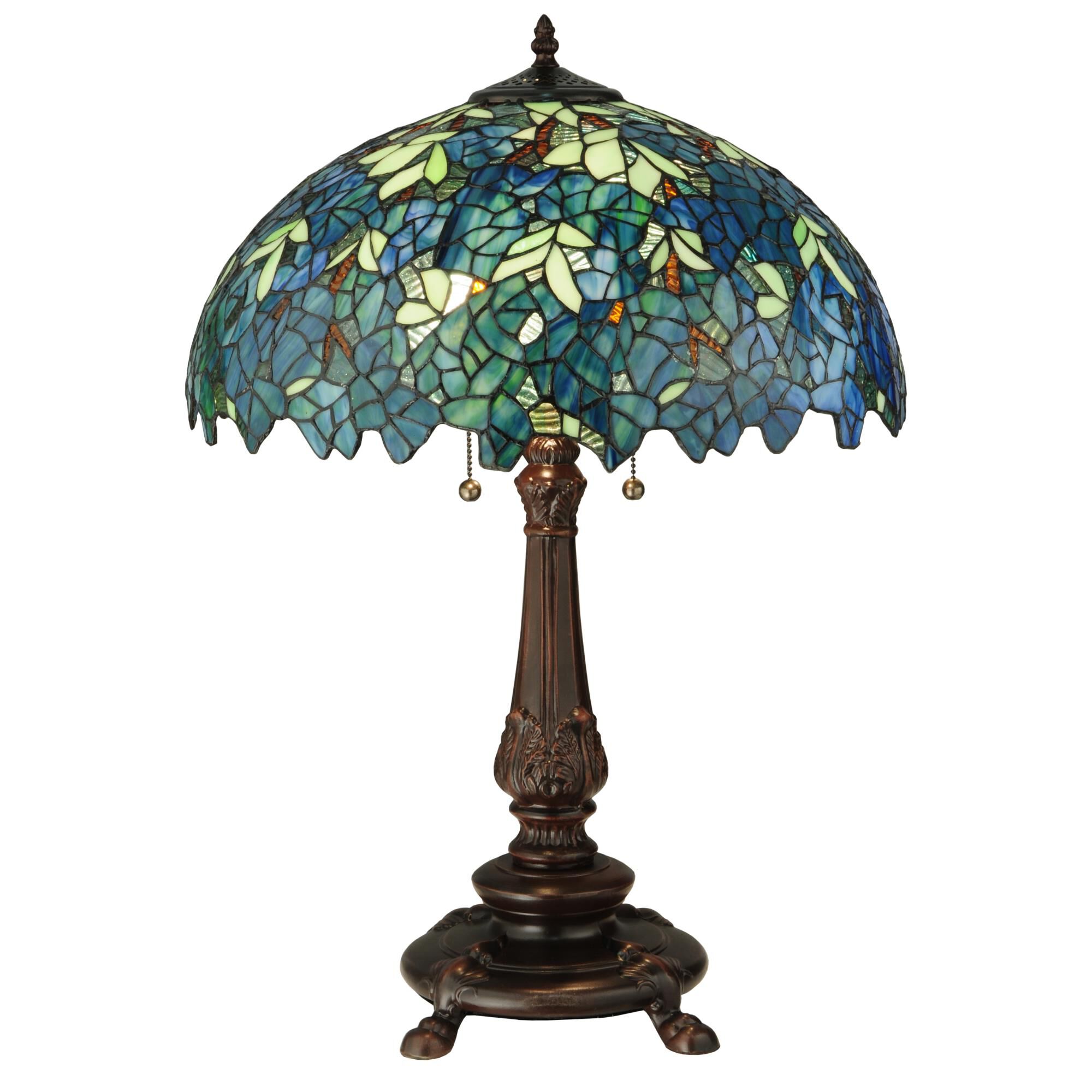 Nightfall Wisteria 26 Inch Table Lamp by Meyda Lighting