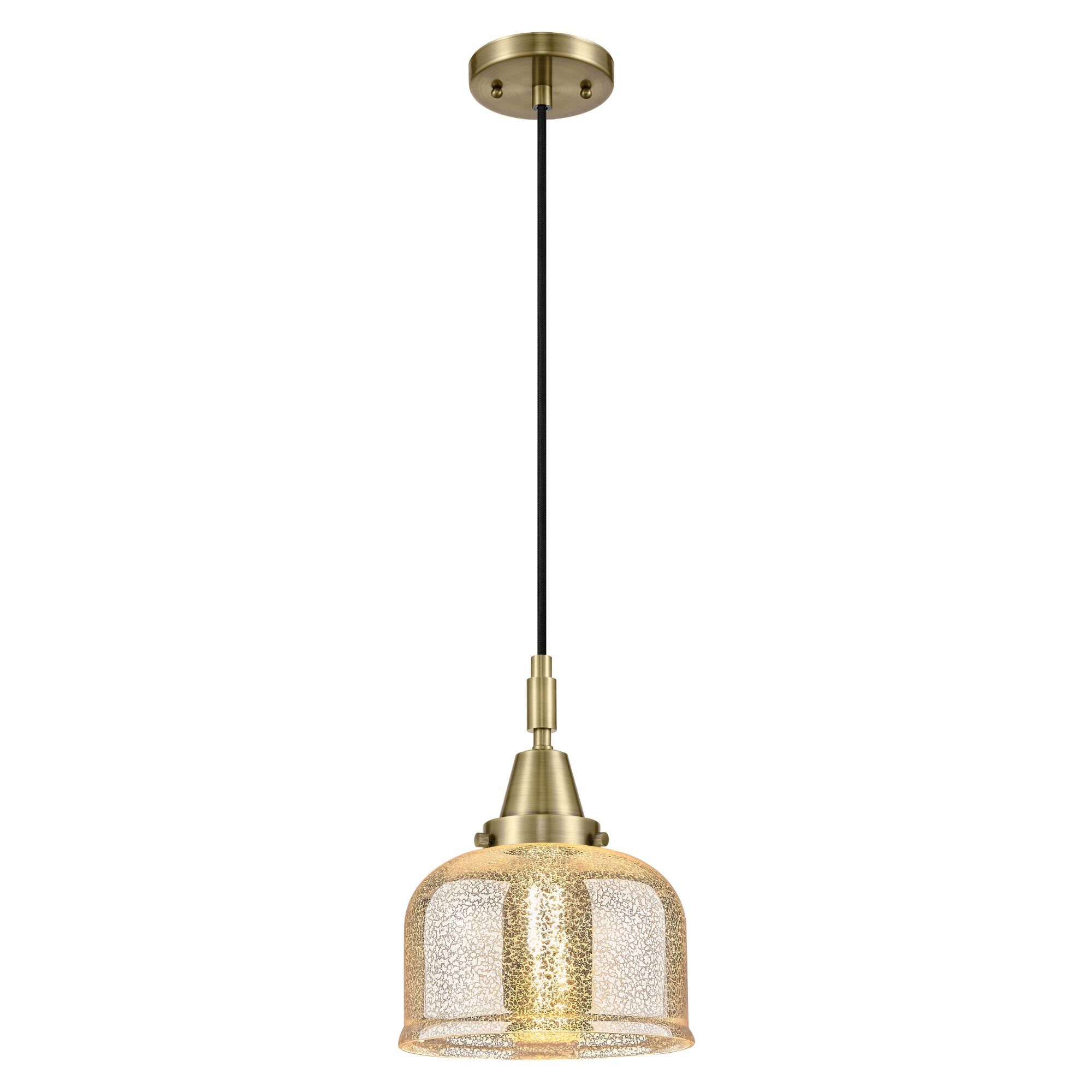 Shown in Antique Brass finish and Silver Plated Mercury glass