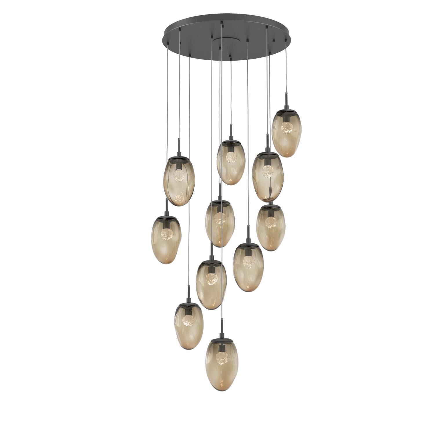 Levi Wilson Nebula 37 Inch 11 Light LED Multi Light Pendant by Hammerton Studio