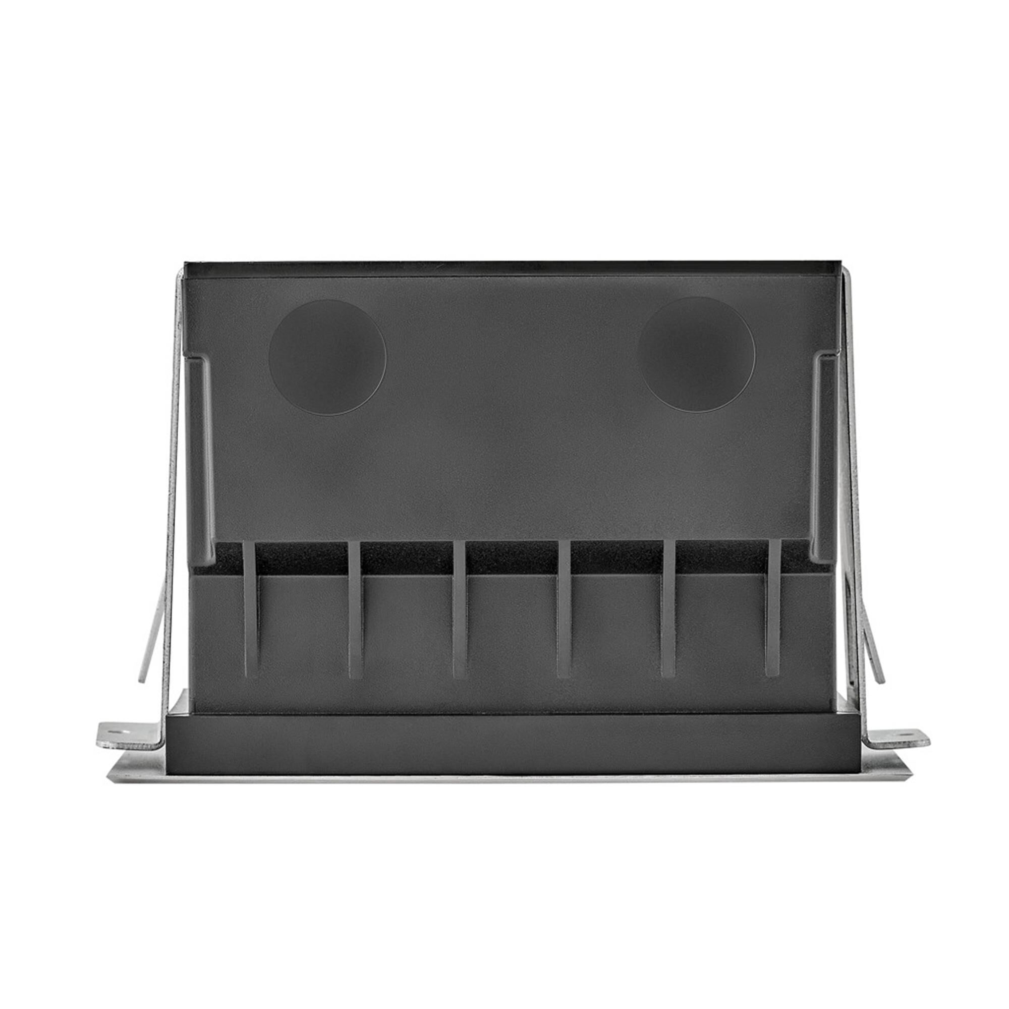 Shown in Stainless Steel finish and Frosted glass