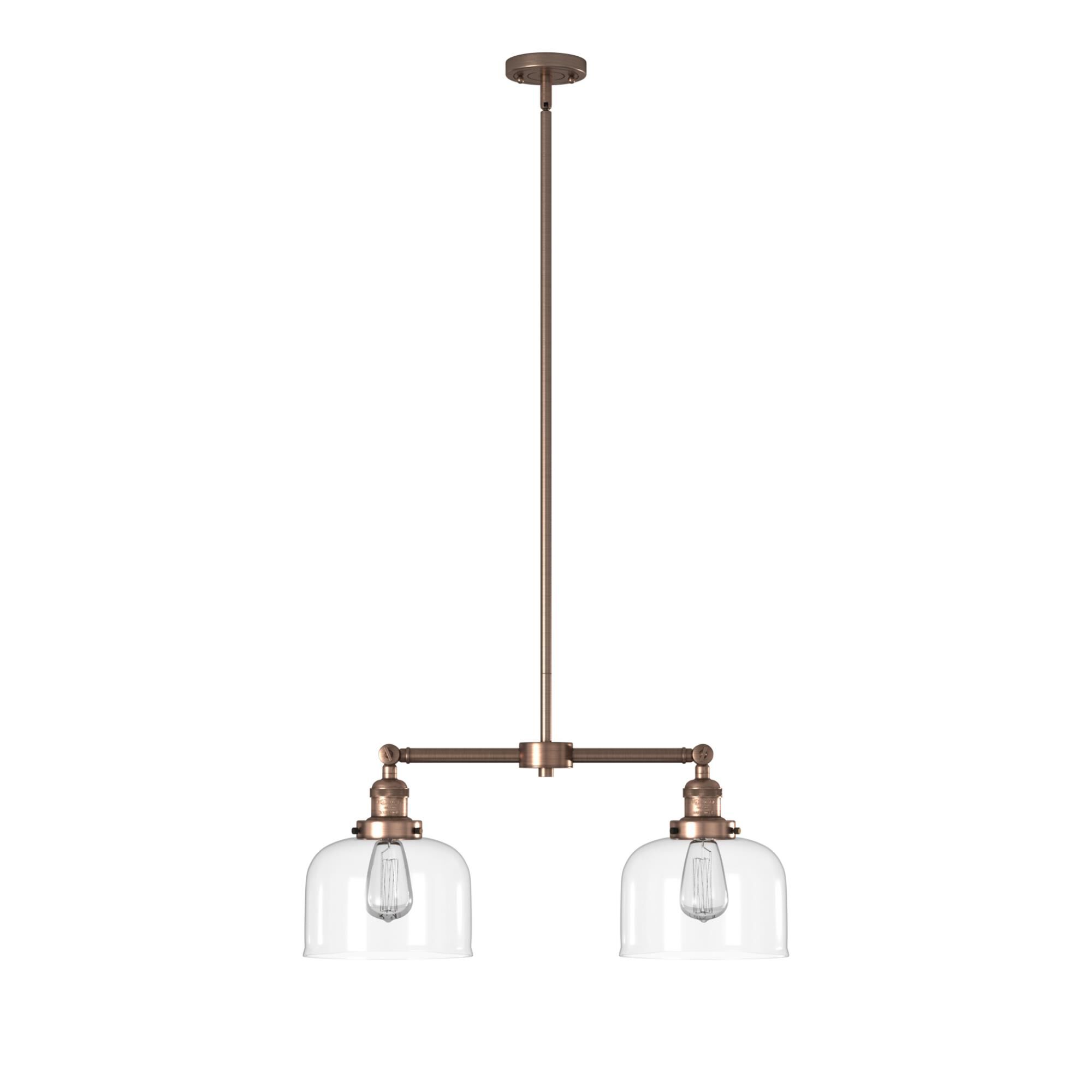 Bruno Marashlian Large Bell 21 Inch 2 Light Mini Chandelier by Innovations Lighting