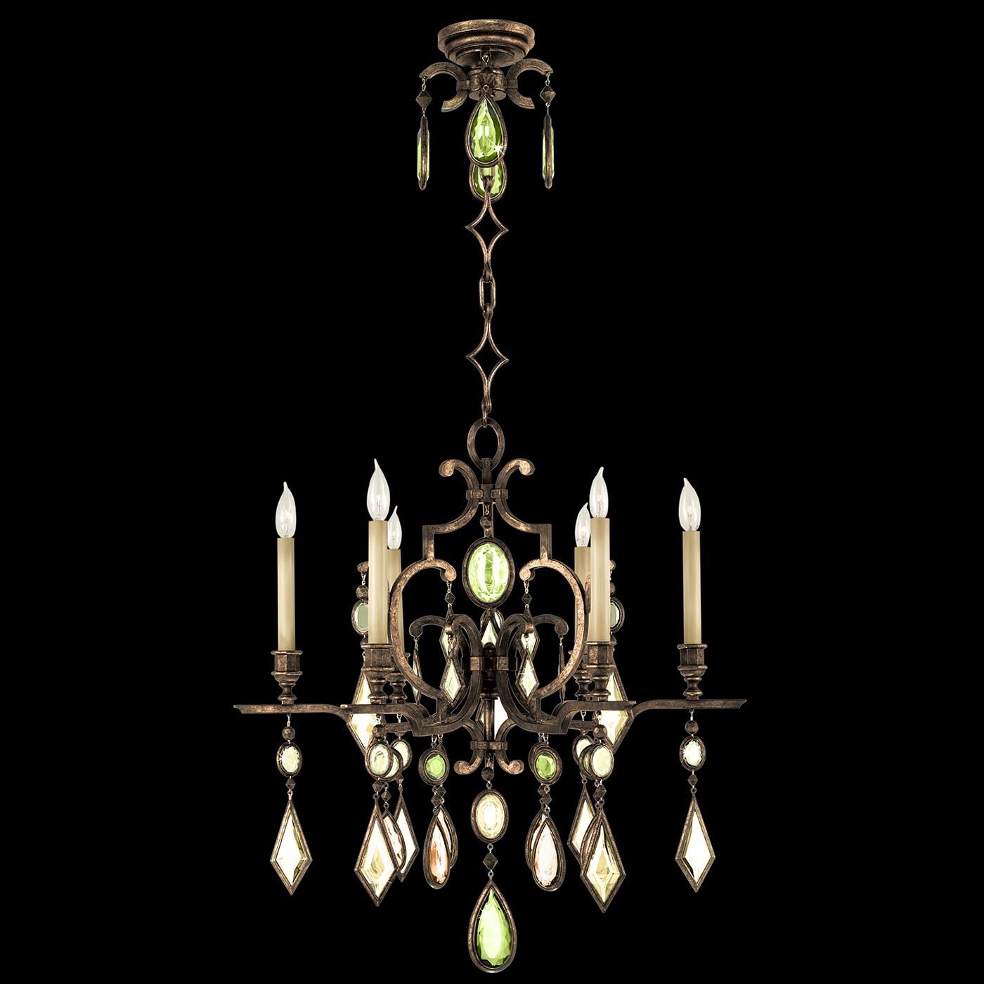 Encased Gems Chandelier by Fine Art Handcrafted Lighting