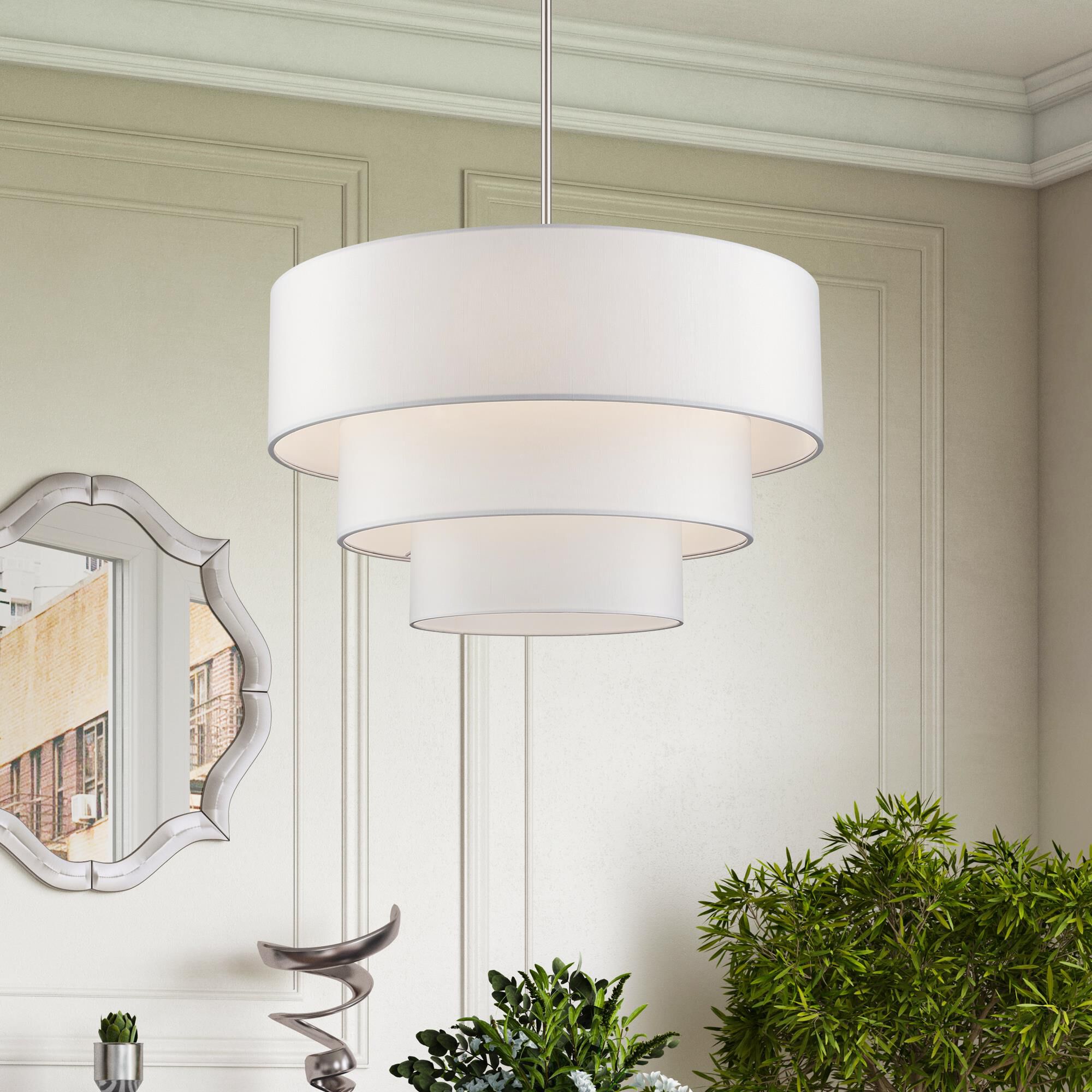 Manorwood 28 Inch Chandelier by Livex Lighting