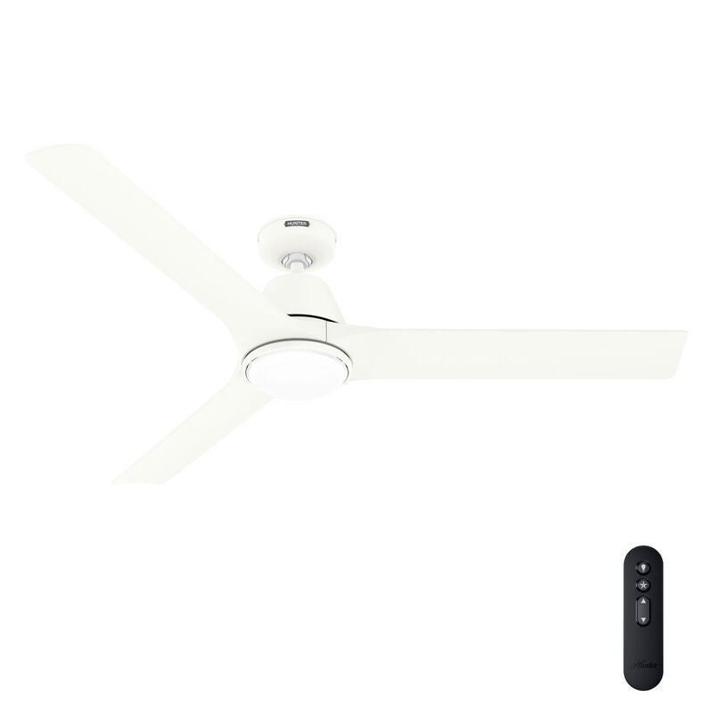 Aeronaut 60 Inch Ceiling Fan with Light Kit by Hunter Fan